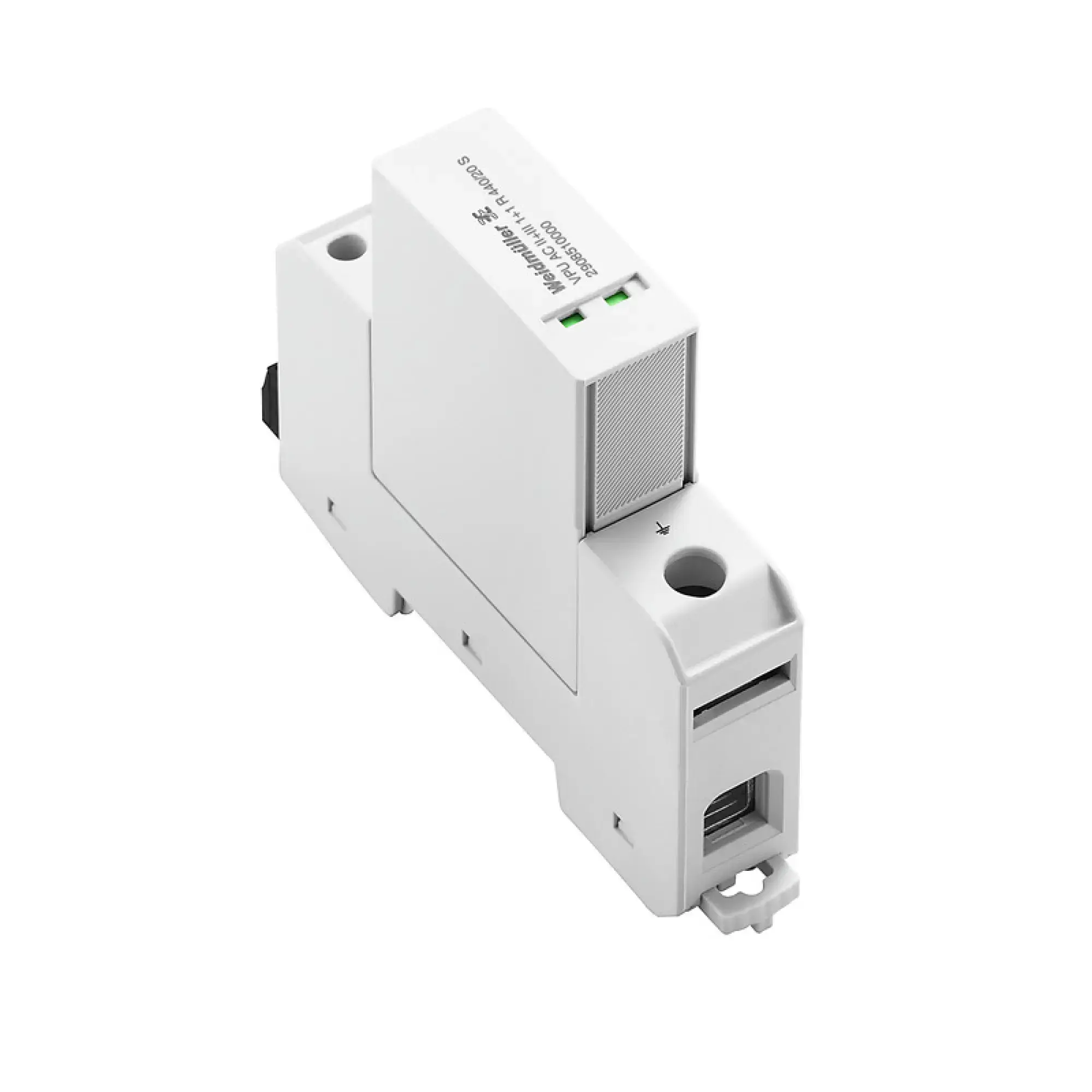 Weidmüller 2908510000 Surge voltage arrester (power supply systems), with remote contact, Type II, Type III, Low voltage network: Single-phase, TN, TT, IT with N, IT witho (img_001) Weidmüller 2908510000 Surge voltage arrester (power supply systems), with remote contact, Type II, Type III, Low voltage network: Single-phase, TN, TT, IT with N, IT witho (img_001)
