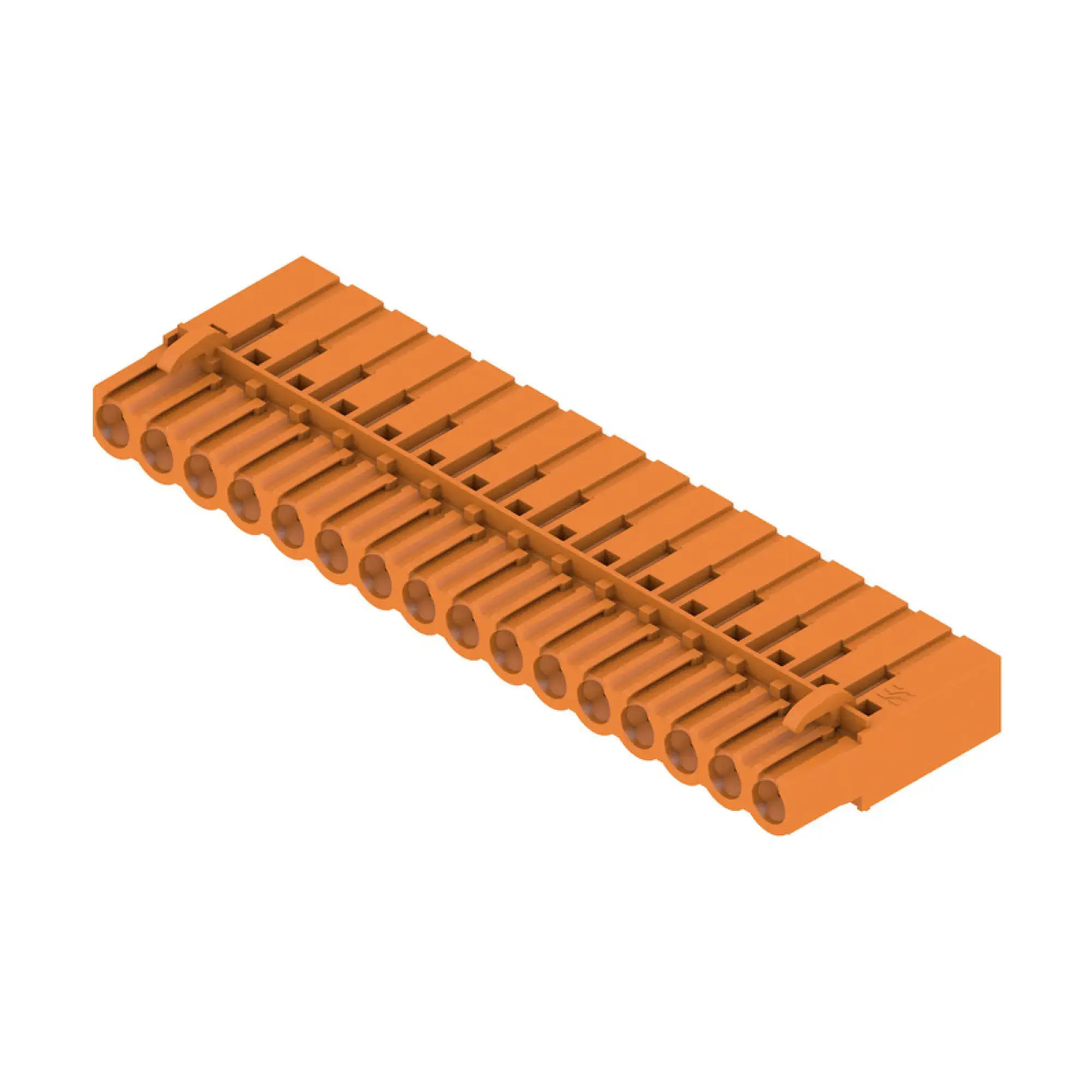 Weidmüller 1610630000 PCB connector (wire connection), 320 V, 21 A, Pitch in mm: 5.08, 2.5 mm², Number of poles: 16, Crimp connection, Box (img_001)