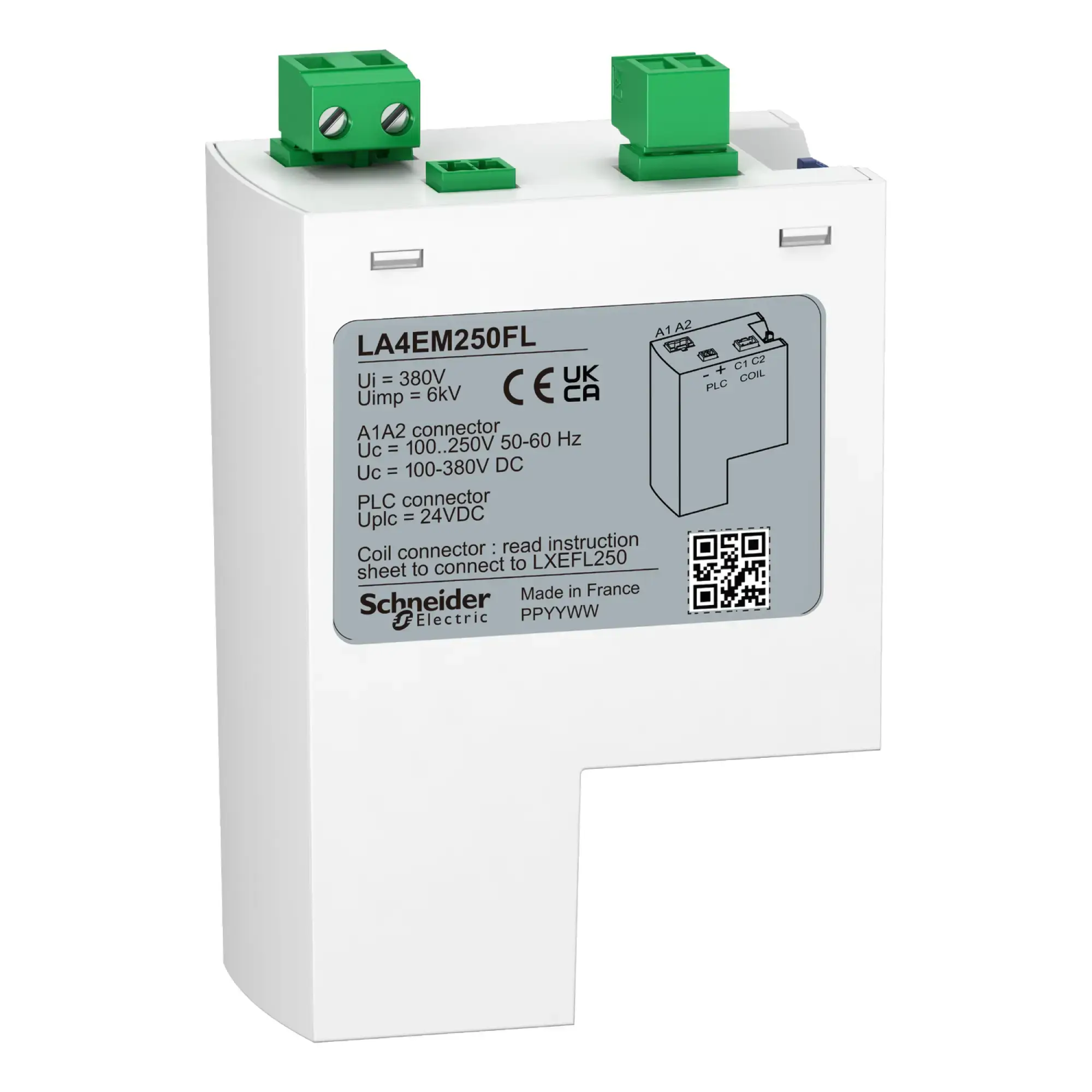 Schneider Electric LA4EM250FL Electronic Control Module, TeSys F, for LXEFL250 Coil, 1250A AC-3 (img_002)