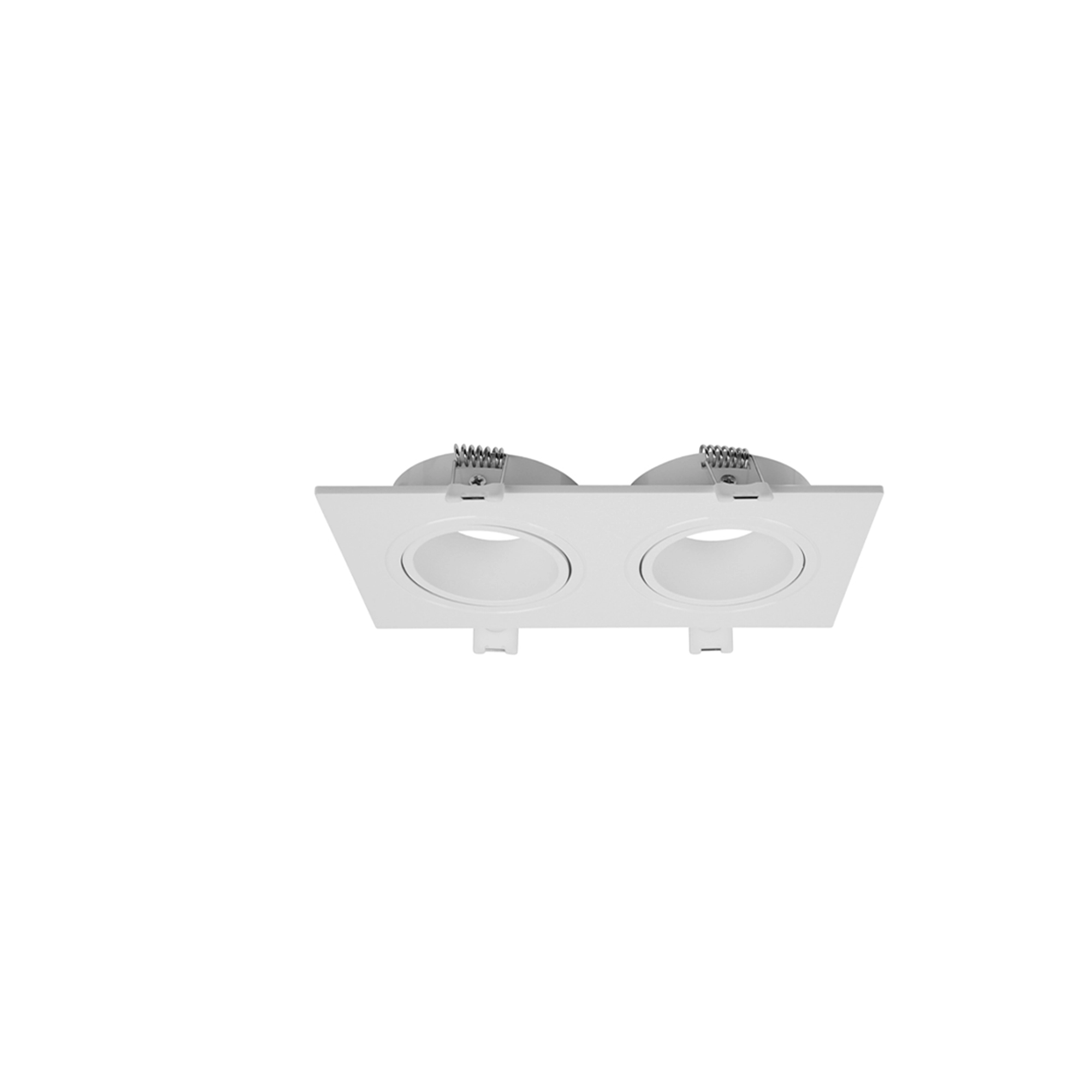 WSU Lights Duo Leuchte Perlo für MR16 weiss - 155x75mm WSU Lights Duo Leuchte Perlo für MR16 weiss - 155x75mm