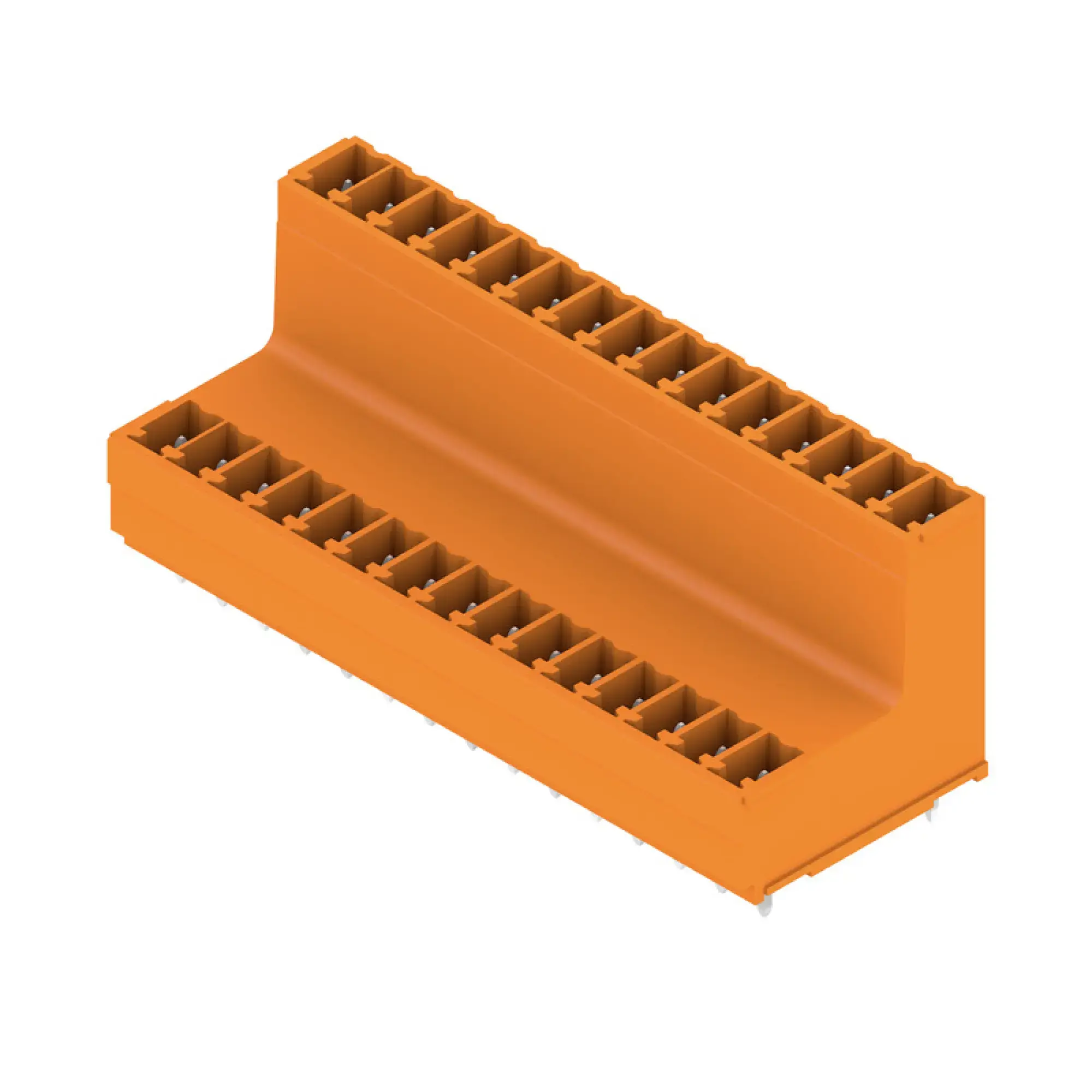 Weidmüller 1034630000 PCB connector (board connection), 160 V, 17.5 A, Pitch in mm: 3.81, Number of poles: 30, THT solder connection, Box (img_001)