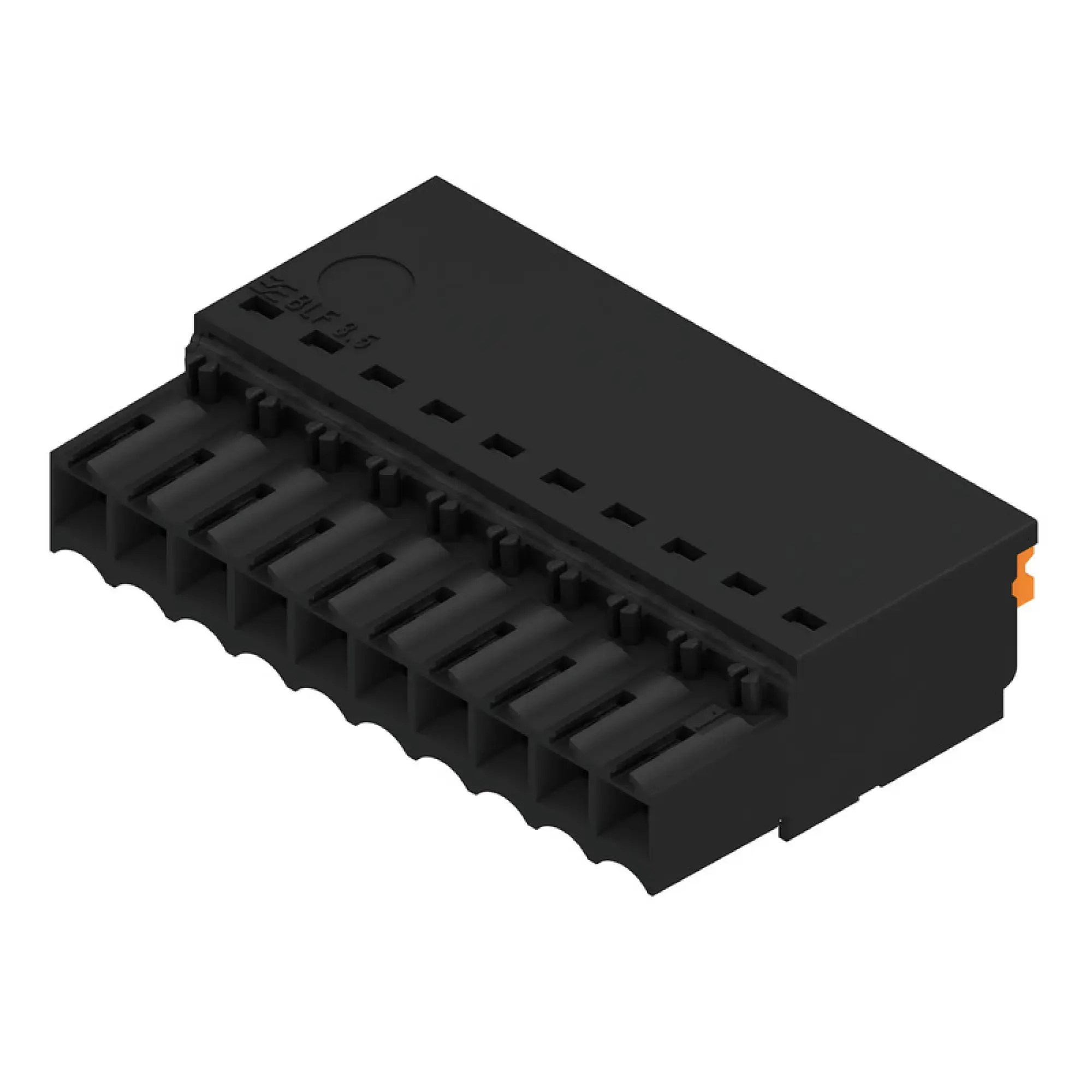 Weidmüller 2459360000 PCB connector (wire connection), 160 V, 17.5 A, Pitch in mm: 3.50, 1.5 mm², Number of poles: 10, PUSH IN with actuator, Box (img_001)