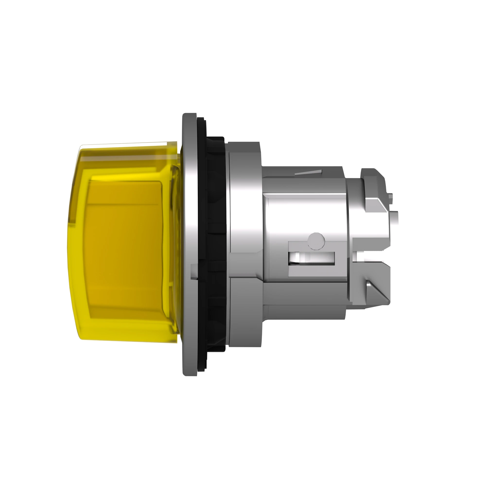 Schneider Electric ZB4FK1783 Illuminated selector switch, front element, Harmony XB4F, metal, 30mm, yellow, for universal LED, 3 positions, momentary left (img_007)