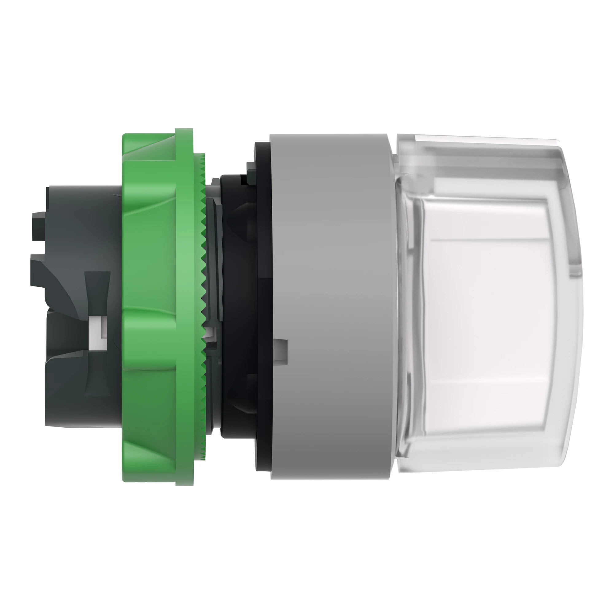 Schneider Electric ZB5AK1313C0 Illuminated Selector Switch, Front Element, Harmony XB5, Plastic, 22mm, White, for Universal LED, 3 Positions, Latching (img_004)