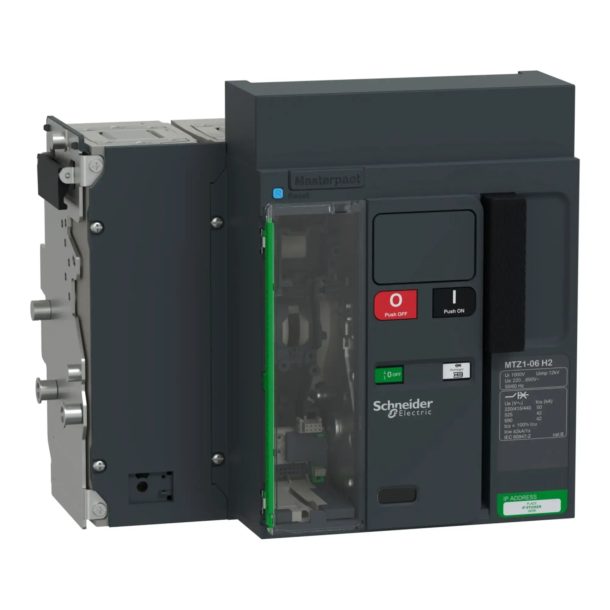 Schneider Electric LV947209 MasterPacT MTZ1 06 630A H2 50kA/440VAC (Icu) 4P Grundschalter Einschub für MicroLogic Active (img_002) Schneider Electric LV947209 MasterPacT MTZ1 06 630A H2 50kA/440VAC (Icu) 4P Grundschalter Einschub für MicroLogic Active (img_002)