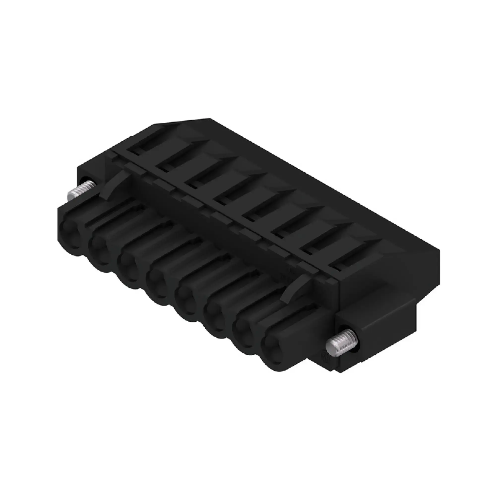 Weidmüller 1950640000 PCB connector (wire connection), 320 V, 23 A, Pitch in mm: 5.08, 4 mm², Number of poles: 8, Clamping yoke connection, Box (img_001)