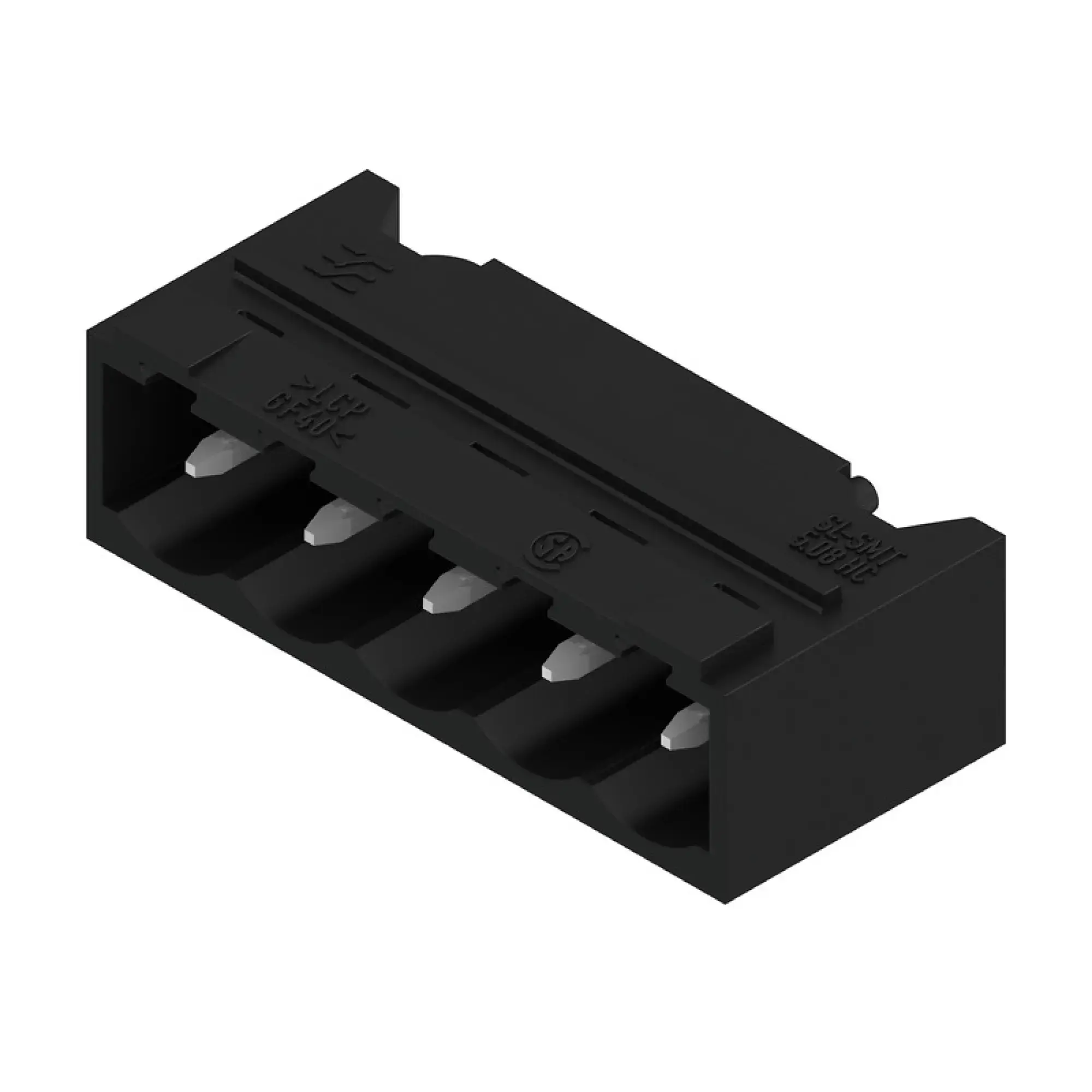 Weidmüller 1775032001 PCB connector (board connection), 320 V, 27.5 A, Pitch in mm: 5.08, Number of poles: 5, THT/THR solder connection, Box (img_001) Weidmüller 1775032001 PCB connector (board connection), 320 V, 27.5 A, Pitch in mm: 5.08, Number of poles: 5, THT/THR solder connection, Box (img_001)