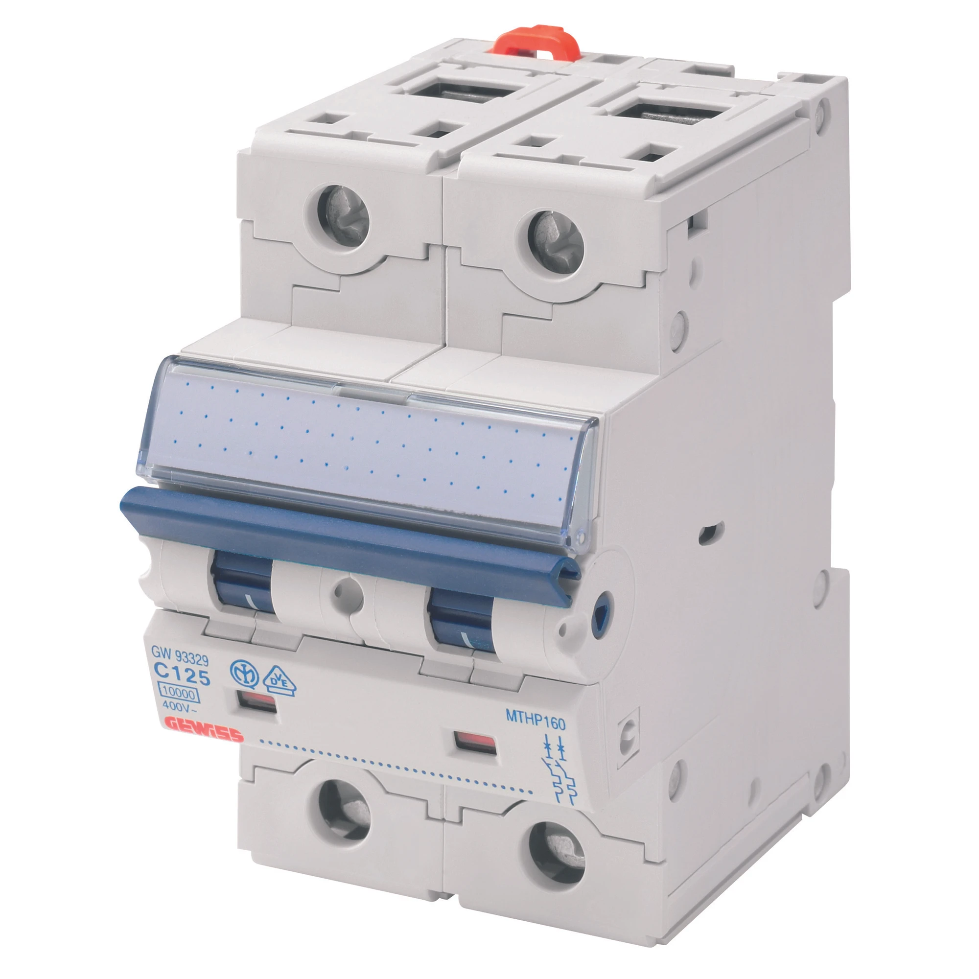 GEWISS GW93378 HIGH PERFORMANCE MINIATURE CIRCUIT BREAKER - MTHP 160 - 2P CHARACTERISTIC D 100A- 3 MODULES (img_001)