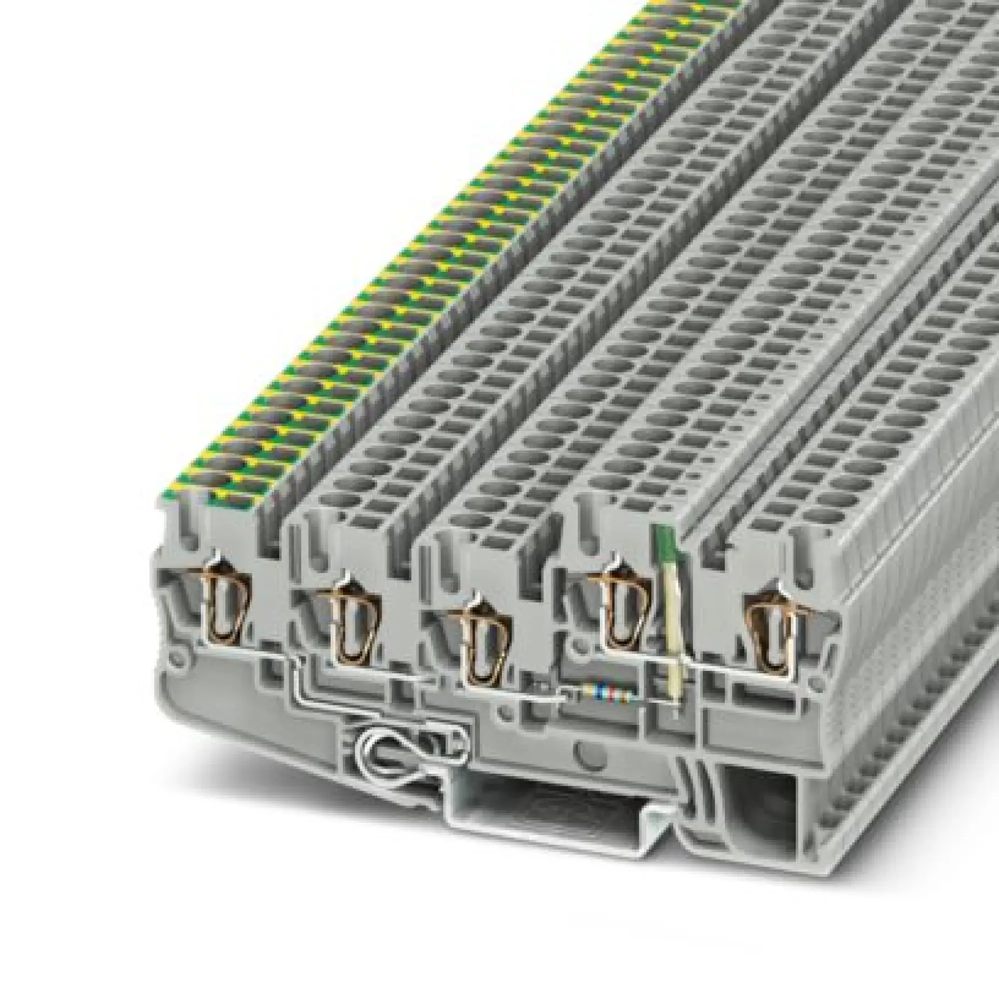 Phoenix Contact 3209183 Installation protective conductor terminal block STIO 2,5/4-PE/2B/L-LA24GN/O-M (img_001)