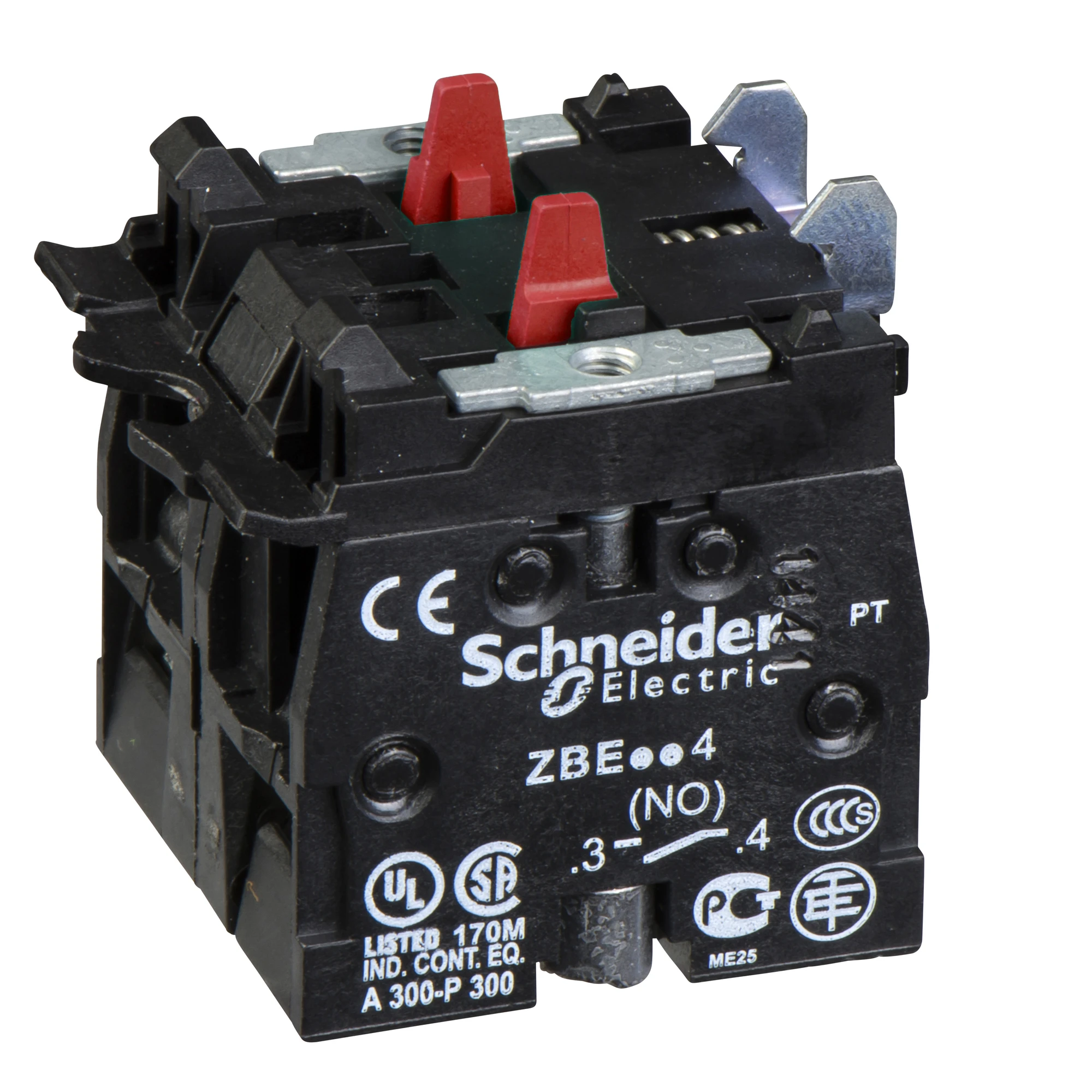 Schneider Electric ZBE504 Auxiliary switch, Contact block, Harmony XB4 and XB5, 22mm, 30mm, Screw terminal, high load, double, 2NC (img_001) Schneider Electric ZBE504 Auxiliary switch, Contact block, Harmony XB4 and XB5, 22mm, 30mm, Screw terminal, high load, double, 2NC (img_001)