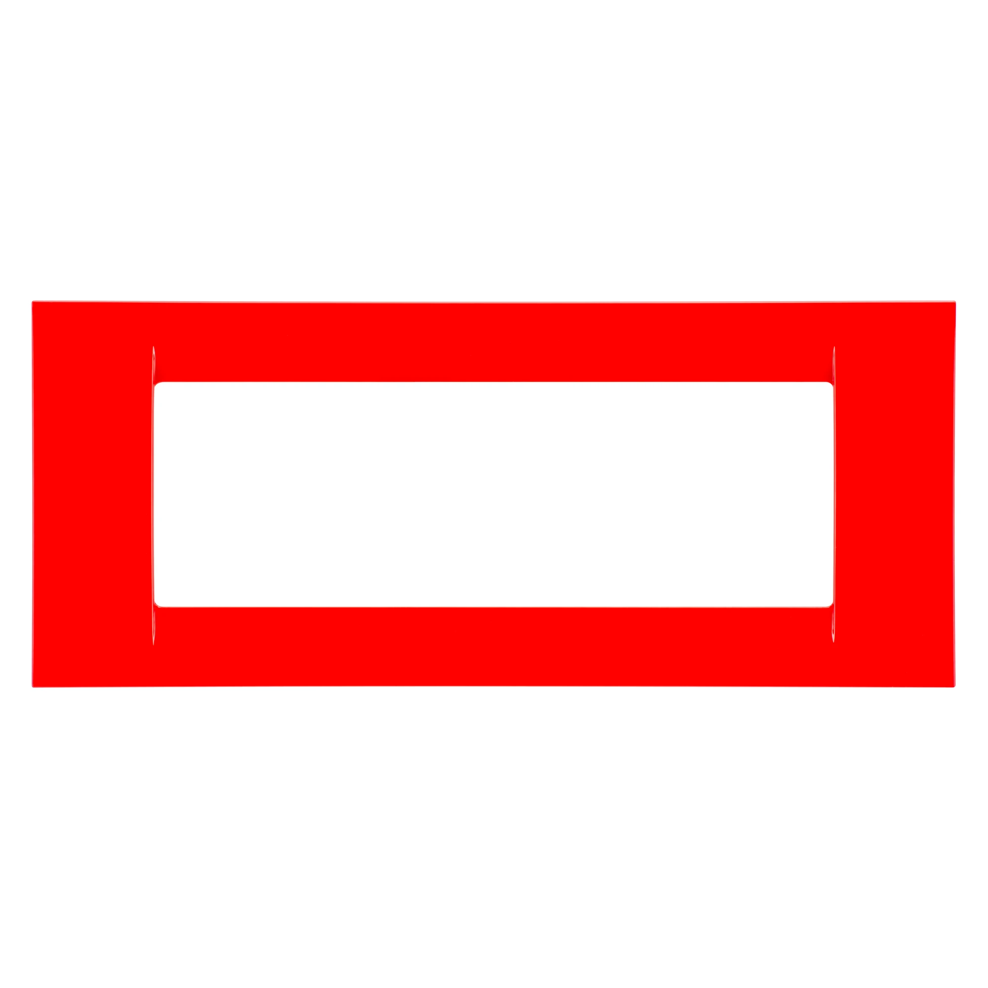 GEWISS GW22126 VIRNA PLATE - IN TECHNOPOLYMER GLOSS FINISHING - 6 GANG - GERANIUM RED - SYSTEM (img_001) GEWISS GW22126 VIRNA PLATE - IN TECHNOPOLYMER GLOSS FINISHING - 6 GANG - GERANIUM RED - SYSTEM (img_001)