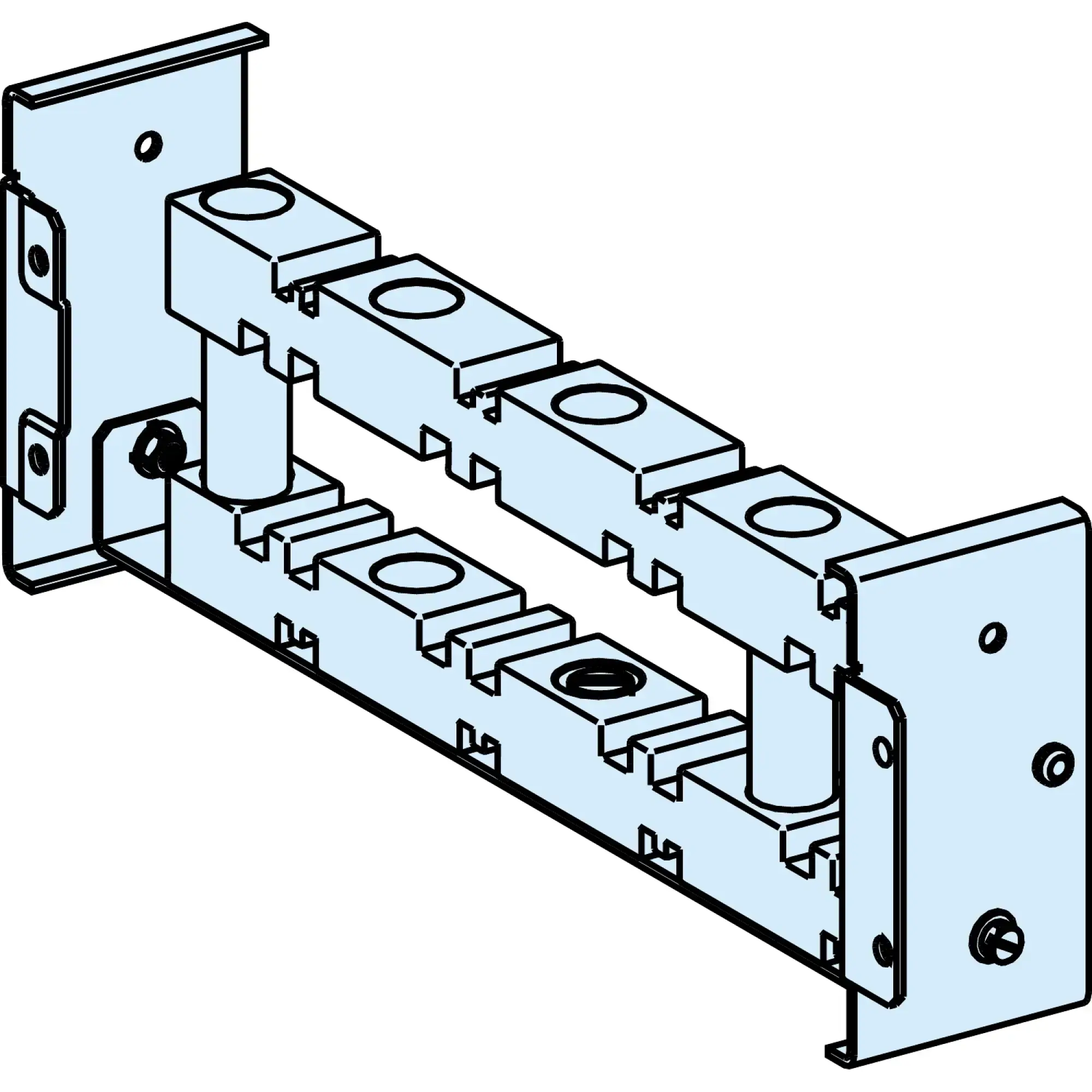 Schneider Electric LVS04664 PrismaSeT-P, Linergy LGYE/BS, Busbar Support, Horizontal fixed (img_002)
