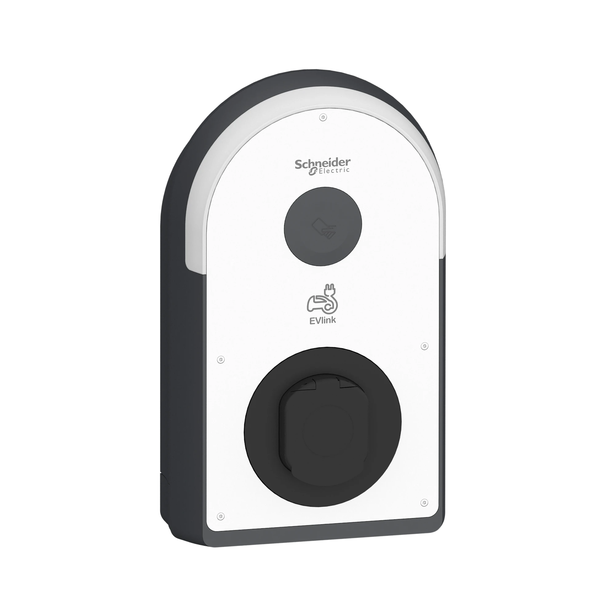 Schneider Electric EVB3S22N41 Pro AC Wallbox, 22kW, T2S Socket, 6mA, IP55, IK10, NFC/RFID Reader (img_002) Schneider Electric EVB3S22N41 Pro AC Wallbox, 22kW, T2S Socket, 6mA, IP55, IK10, NFC/RFID Reader (img_002)