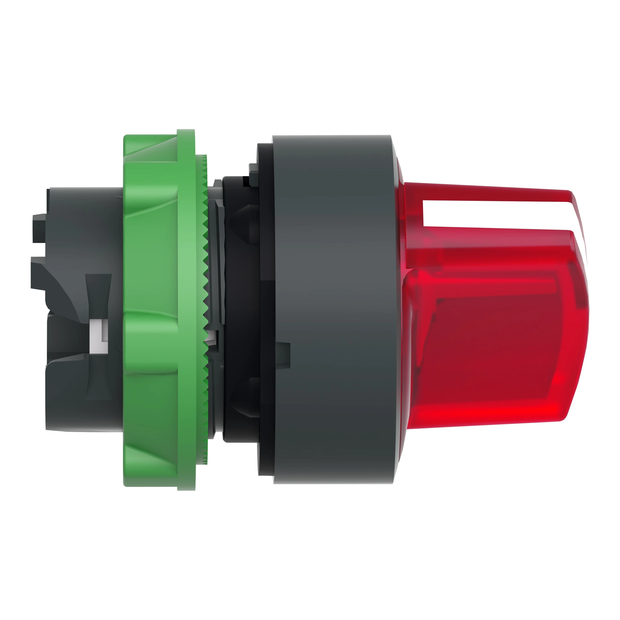 Schneider Electric ZB5AK1243 Illuminated selector switch, front element, Harmony XB5, plastic, 22mm red, for universal LED, 2 positions, latching (img_005)