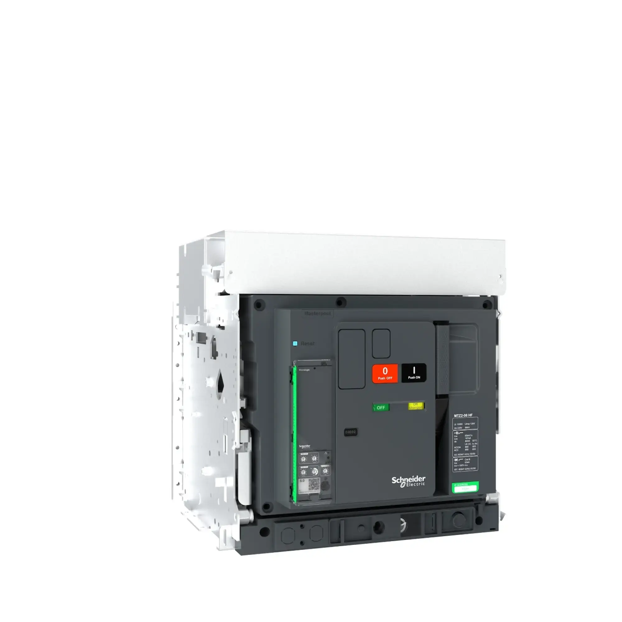 Schneider Electric LV855077 MasterPacT MTZ2 1000A H1 Basic 4-polig ohne Auslösegerät MicroLogic B in Einschubtechnik (img_002)