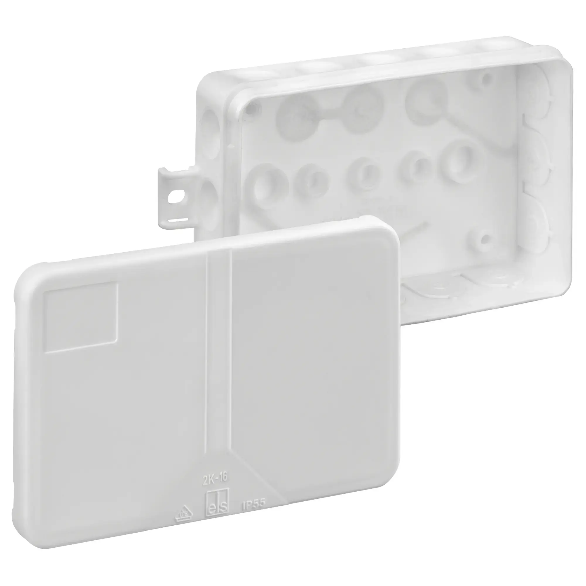 Spelsberg 34861601 Junction box, Type of protection IP55, Max. conductor cross section 2,5², Impact strength IK07, Protection class II, Ui 400V AC, VDE, Halogen free (img_001)