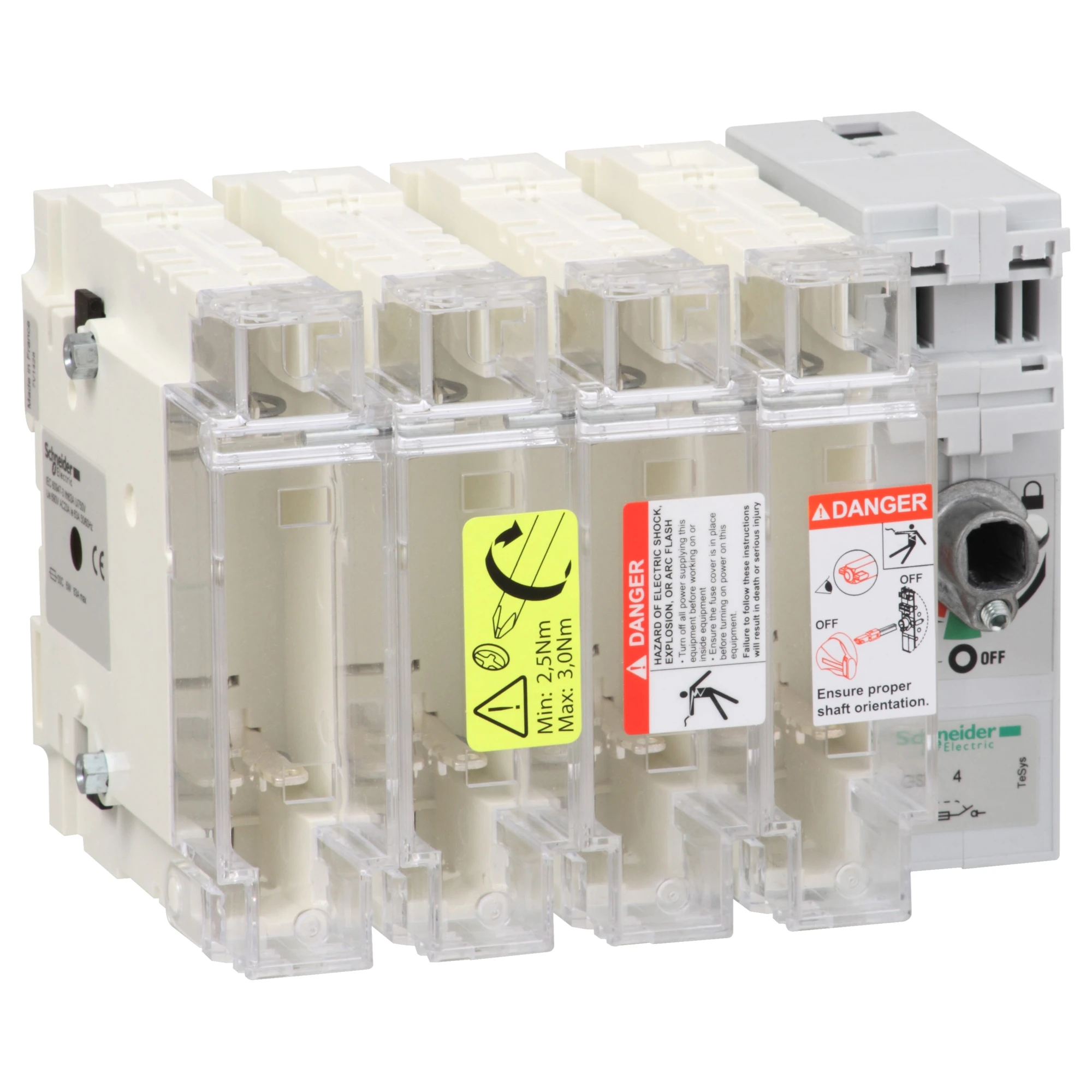 Schneider Electric GS2G4 Load disconnect switch w. fuses TeSys GS2G, 4p, 63A, DIN 00C (img_001) Schneider Electric GS2G4 Load disconnect switch w. fuses TeSys GS2G, 4p, 63A, DIN 00C (img_001)