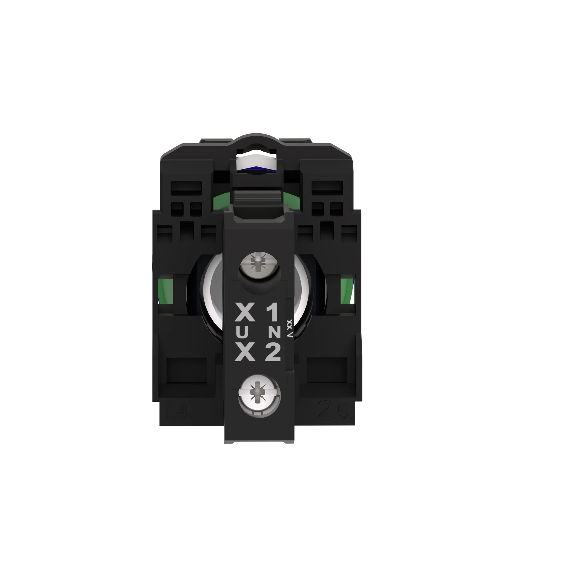 Schneider Electric XB5AVG6 Indicator light, Harmony XB5, plastic, blue, 22mm, universal LED, smooth dome, 110-120V AC (img_002) Schneider Electric XB5AVG6 Indicator light, Harmony XB5, plastic, blue, 22mm, universal LED, smooth dome, 110-120V AC (img_002)