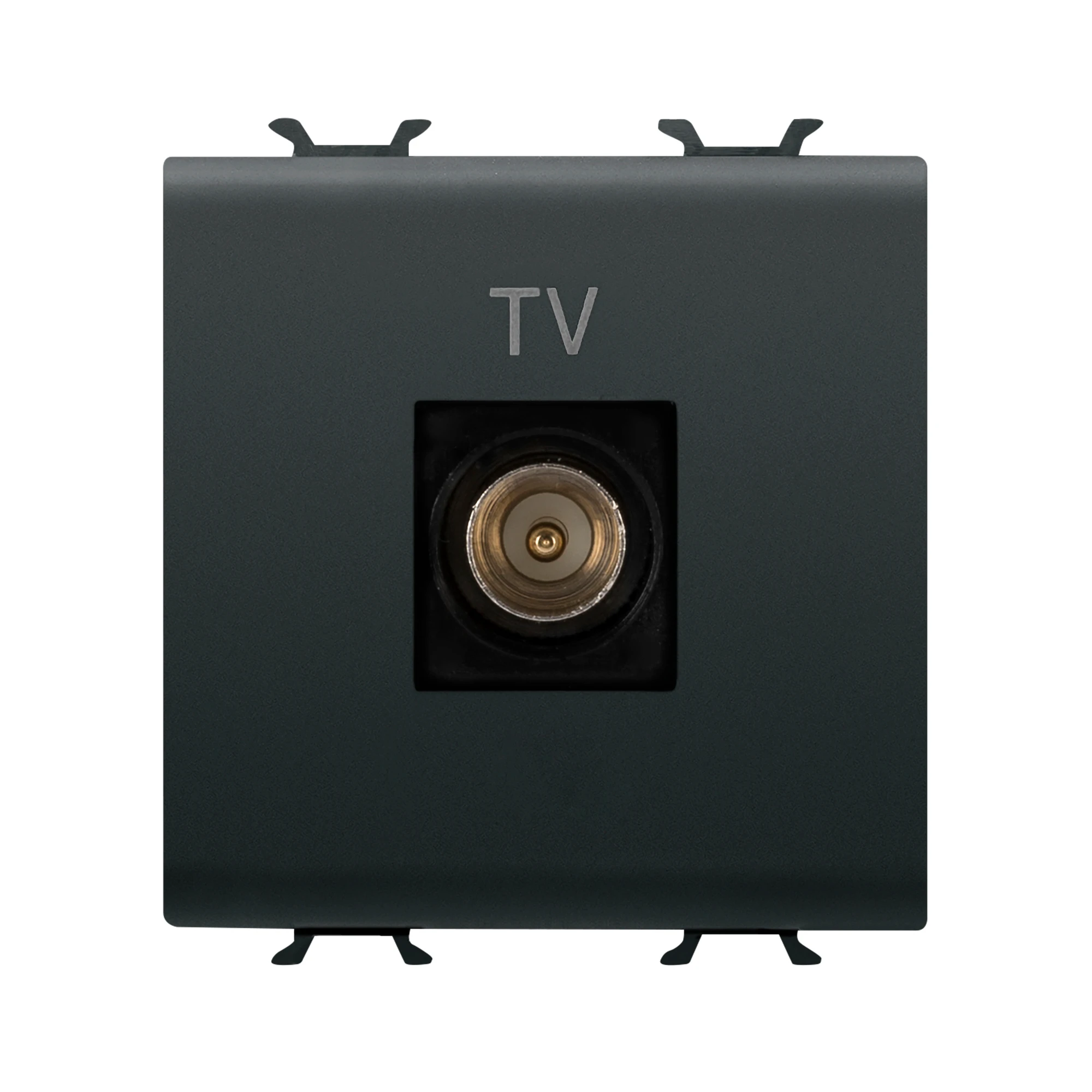 GEWISS GW12367 TV-Dose 2M IEC Stecker Daempfung 0dB Schwarz (img_001)
