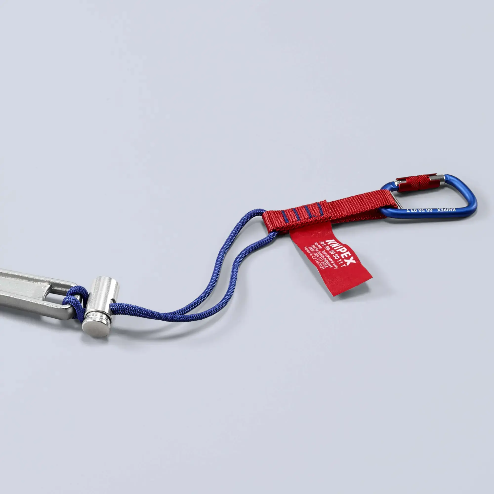 Knipex 00 50 13 T BK Sangles adaptatrices avec mousqueton fixe 186 mm (img_005)