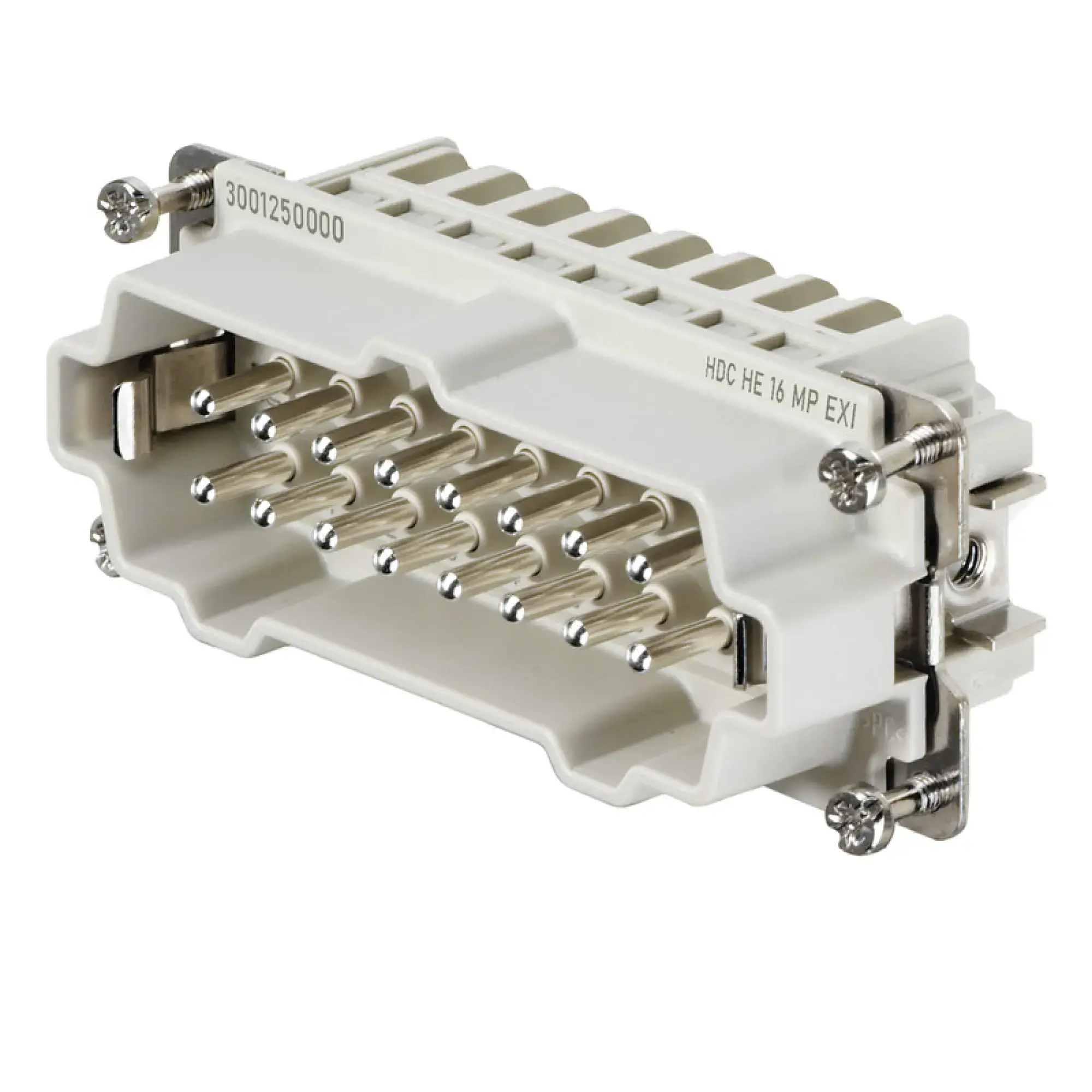 Weidmüller 3001250000 Contact insert (industry plug-in connectors), Male, 5 A, Number of poles: 16, PUSH IN, Size: 6 (img_001) Weidmüller 3001250000 Contact insert (industry plug-in connectors), Male, 5 A, Number of poles: 16, PUSH IN, Size: 6 (img_001)