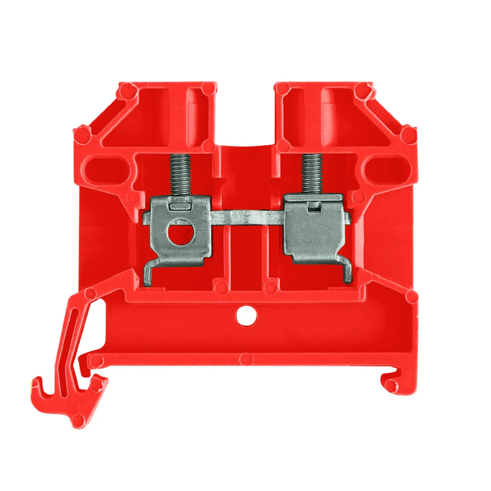 Weidmüller 2566530000 Feed-through terminal block, Screw connection, red, 2.5 mm², 24 A, 800 V, Number of connections: 2 (img_001)