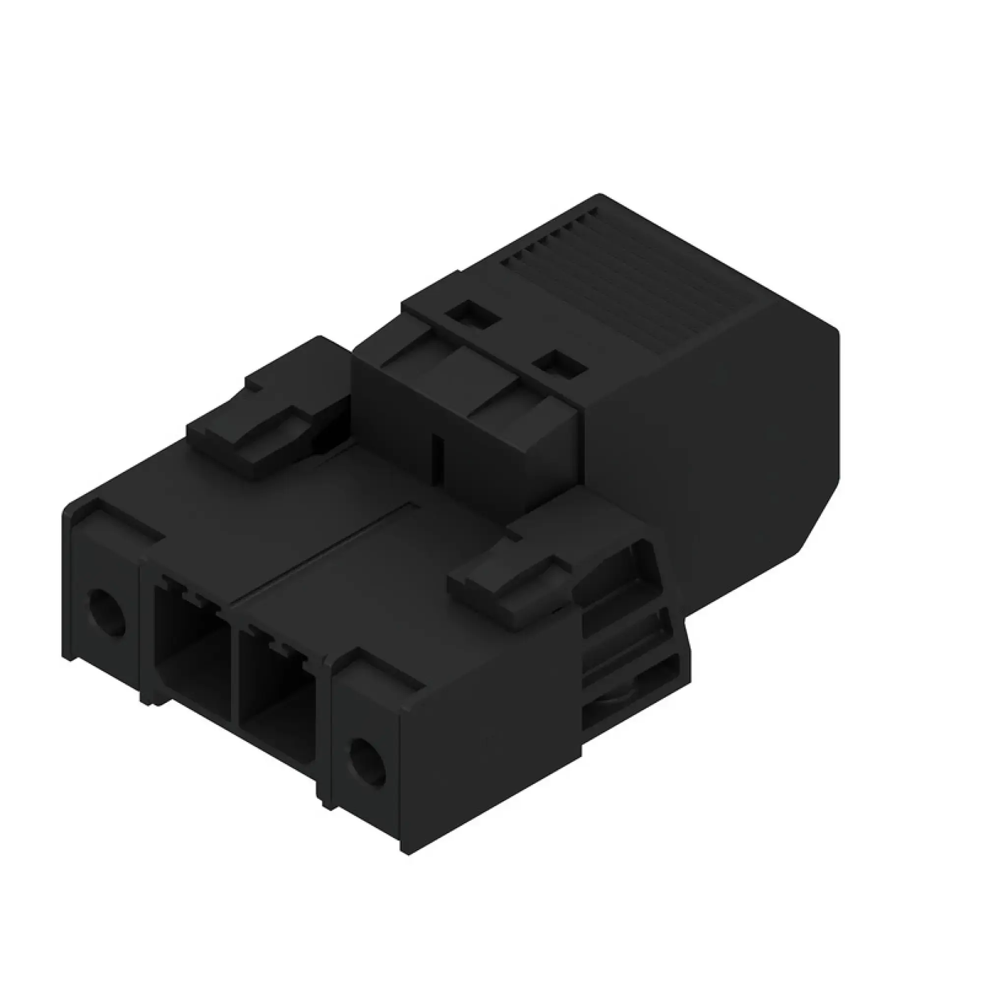 Weidmüller 1060950000 PCB connector (wire connection), 800 V, 57 A, Pitch in mm: 7.62, 10 mm², Number of poles: 2, PUSH IN without actuator, Tension-clamp connection, Box (img_001)