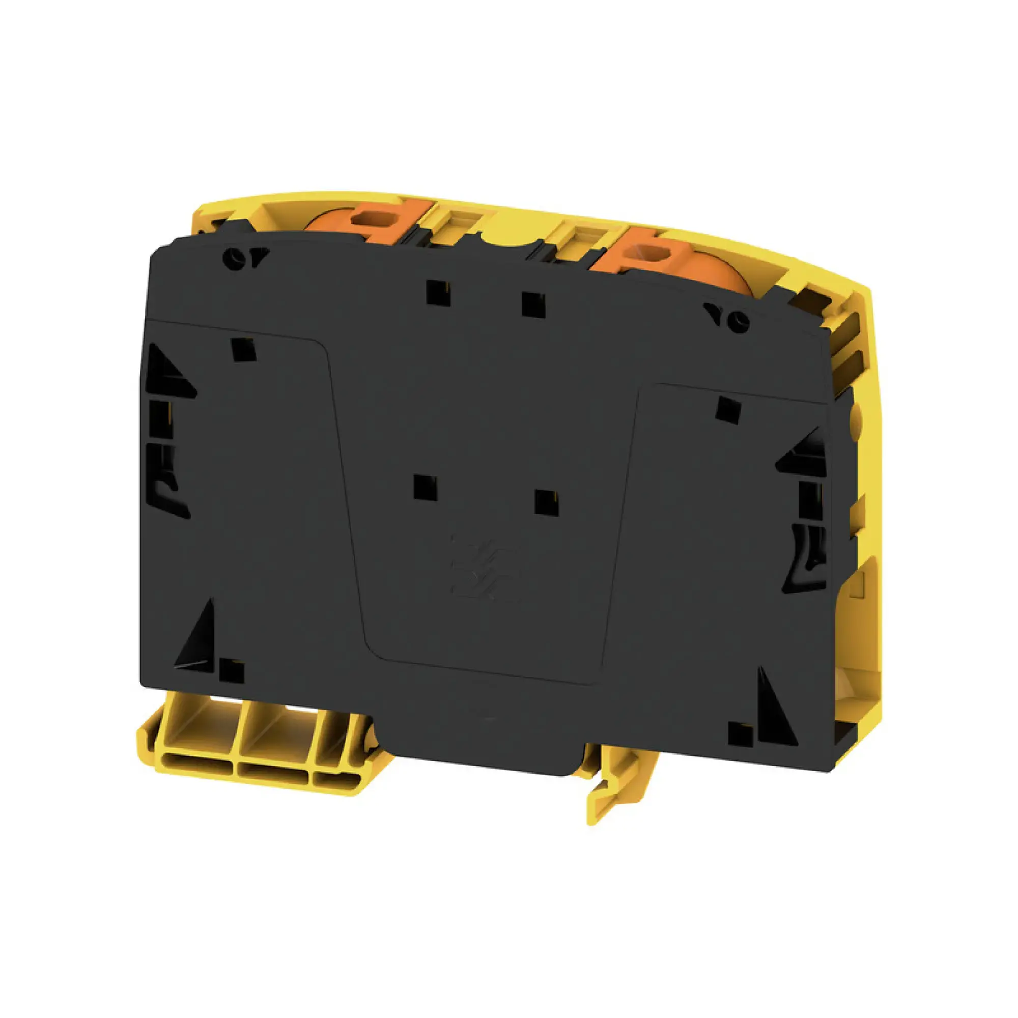 Weidmüller 2663270000 Feed-through terminal block, PUSH IN, black/yellow, 50 mm², 150 A, 1000 V, Number of connections: 2 (img_001) Weidmüller 2663270000 Feed-through terminal block, PUSH IN, black/yellow, 50 mm², 150 A, 1000 V, Number of connections: 2 (img_001)