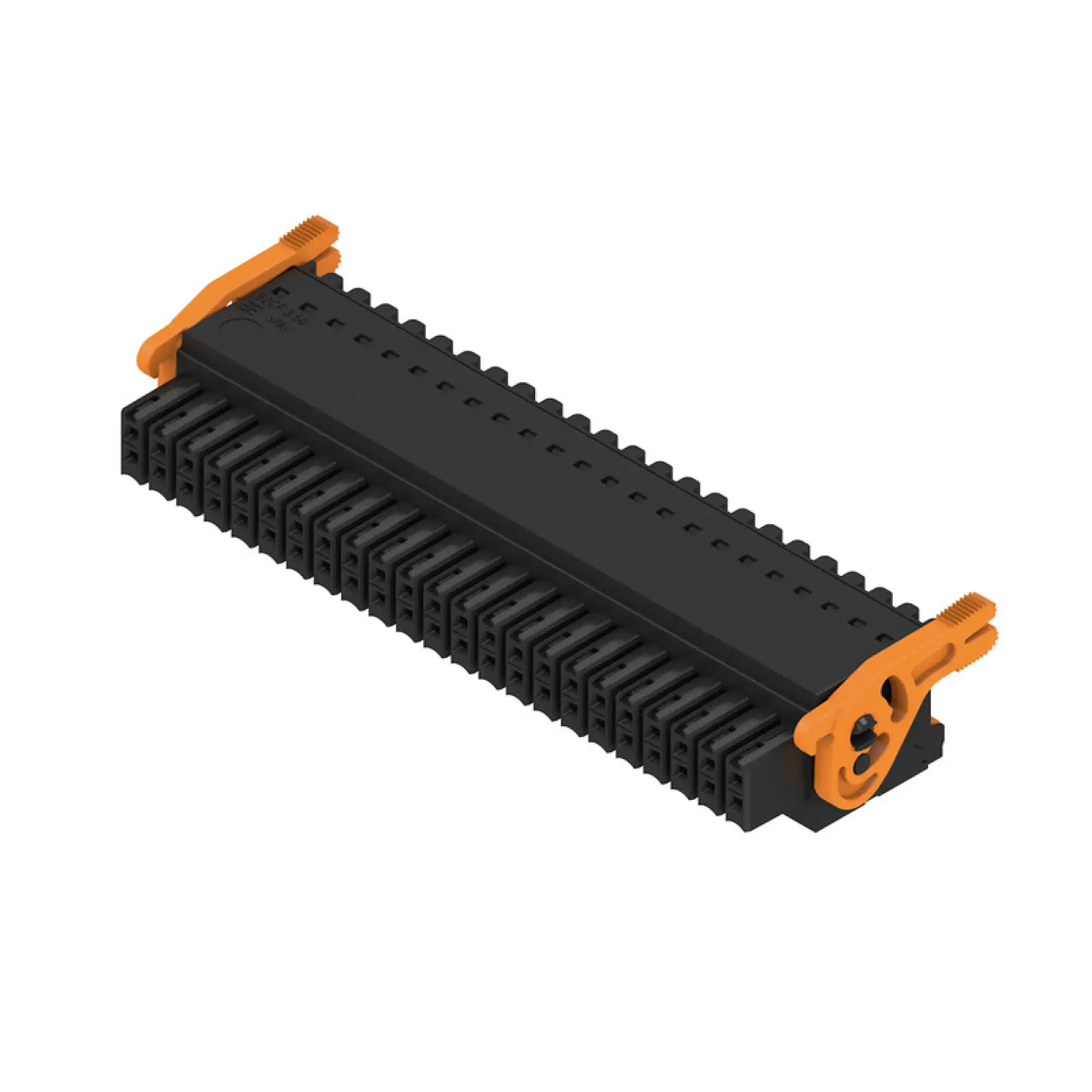 Weidmüller 2558710000 PCB connector (wire connection), 160 V, 13.4 A, Pitch in mm: 3.50, 1.5 mm², Number of poles: 46, PUSH IN with actuator, Box (img_001)