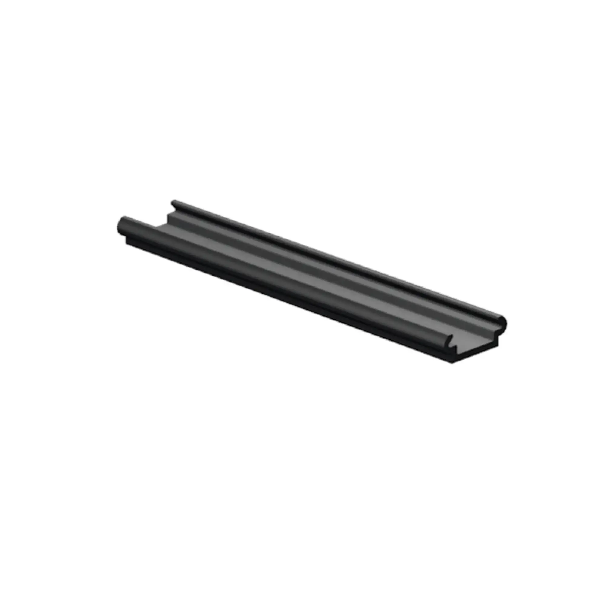 Weidmüller 1753480000 Device marking holder, Self-adhesive, Width: 10 mm, black, PVC, Double-sided adhesive tape, UL 94 flammability rating: V-0, Operating temperature rang (img_001)