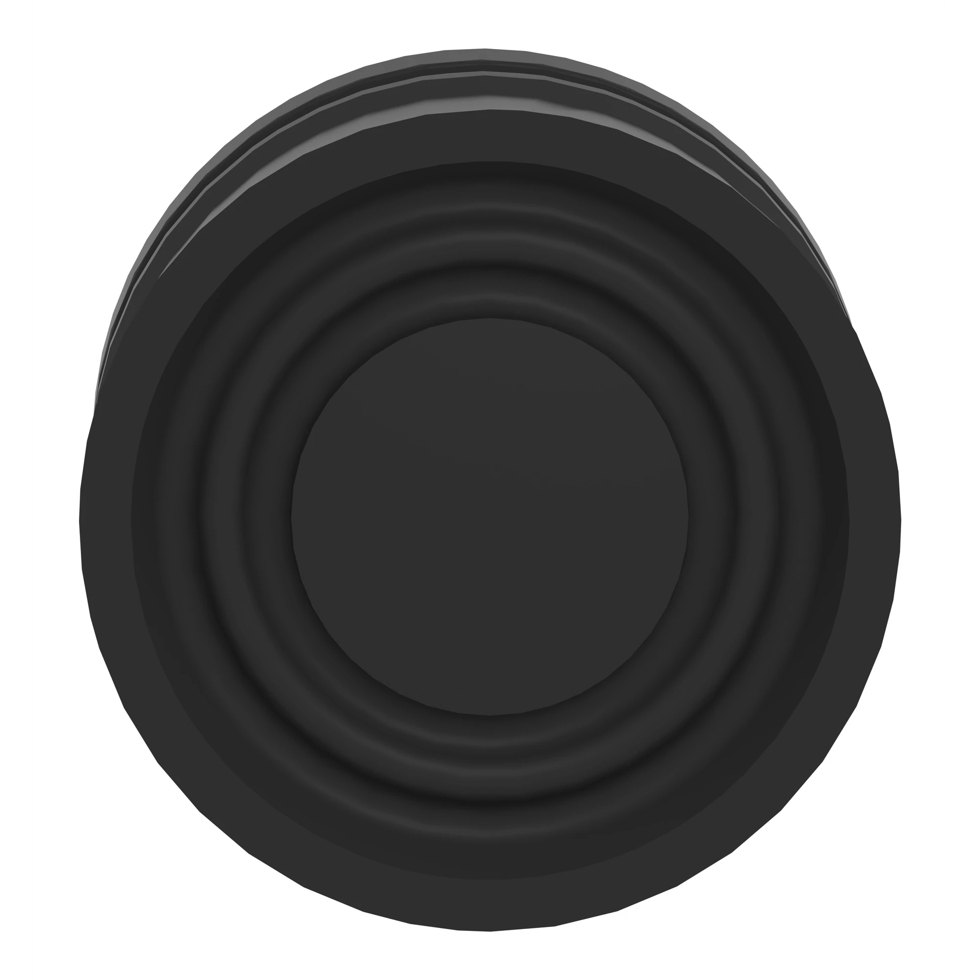 Schneider Electric ZB4BP2S Push button, front element, Harmony XB4, metal, 22mm, black, unlabeled, momentary, with protective cap (img_002)