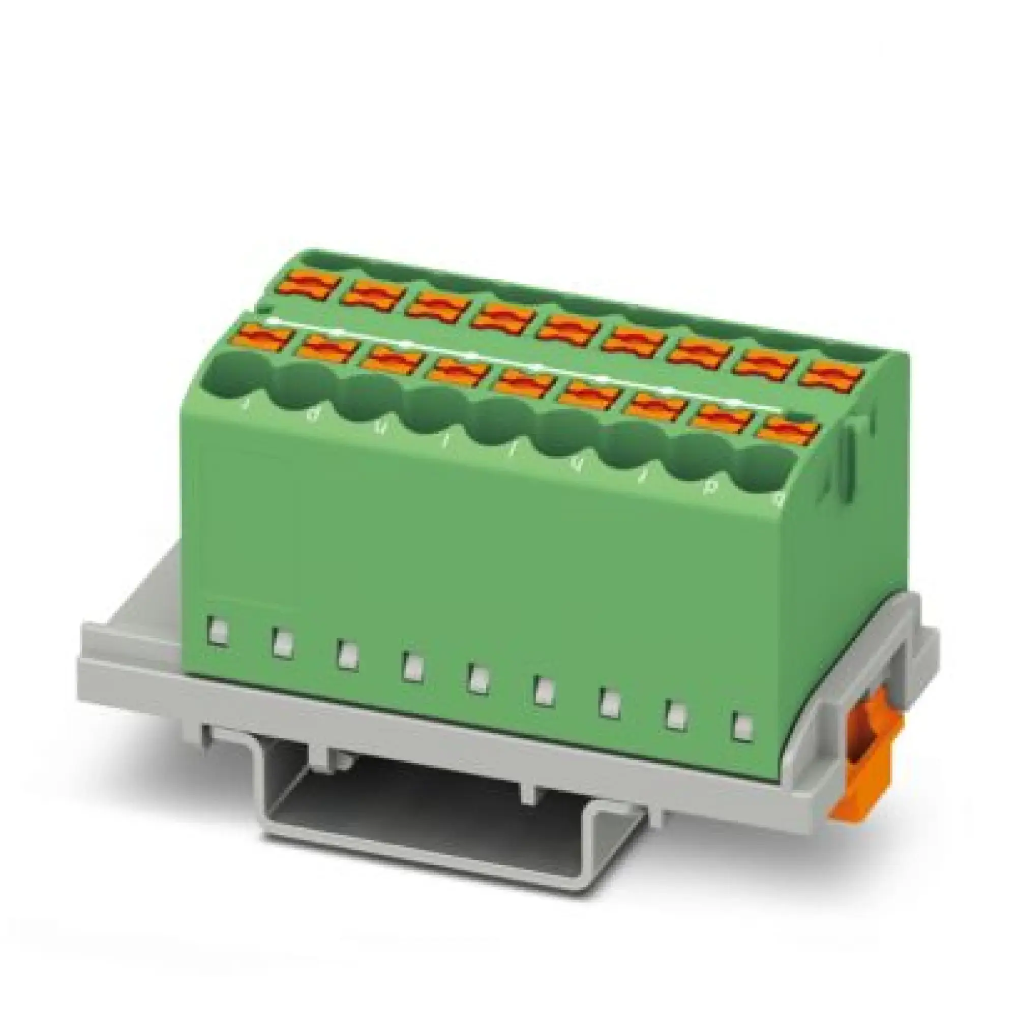 Phoenix Contact 3273052 Distribution block PTFIX 18X2,5-NS35 GN (img_001)
