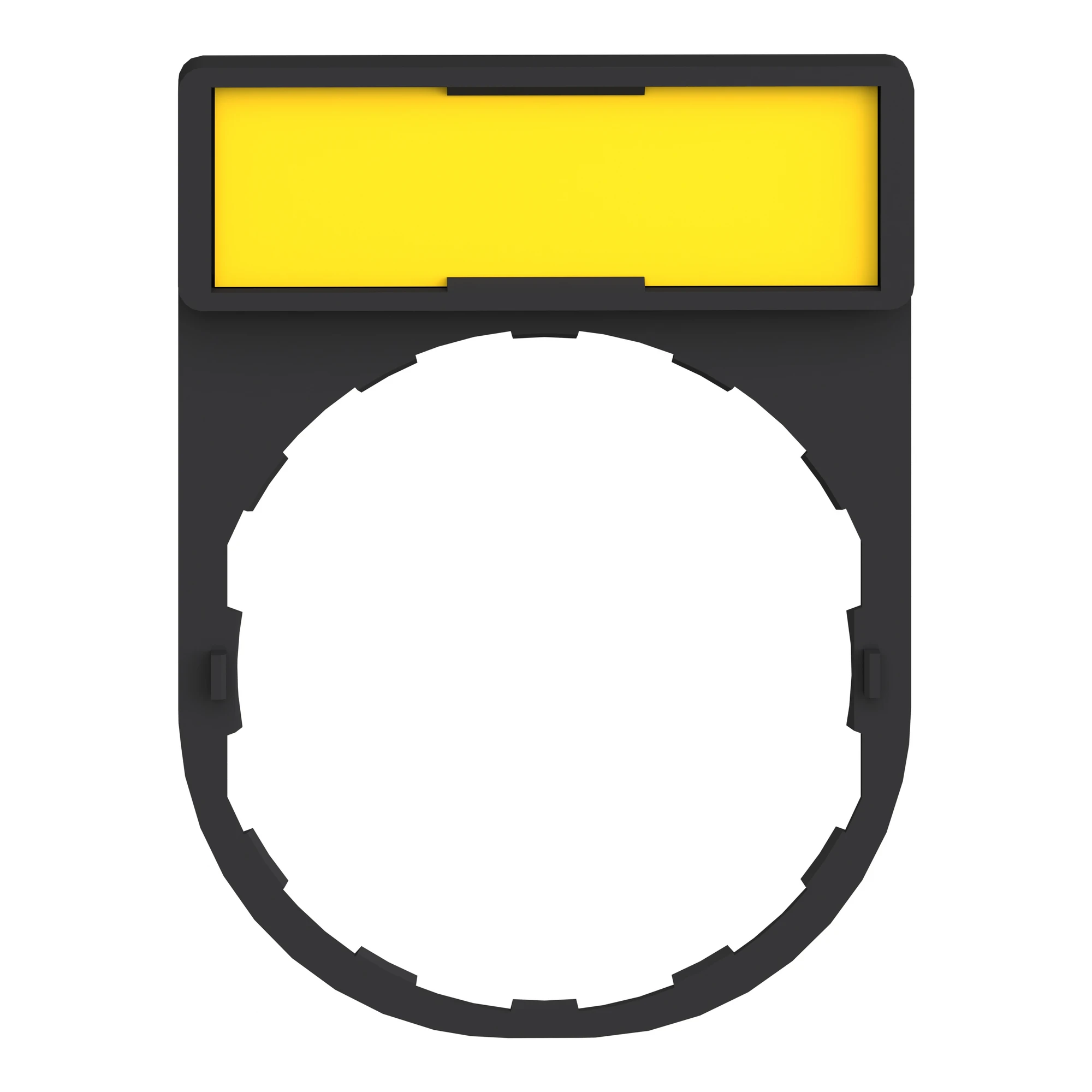 Schneider Electric ZBY4101 Label holder 30x40mm with blank label for engraving, for Ø 22 devices (img_003) Schneider Electric ZBY4101 Label holder 30x40mm with blank label for engraving, for Ø 22 devices (img_003)