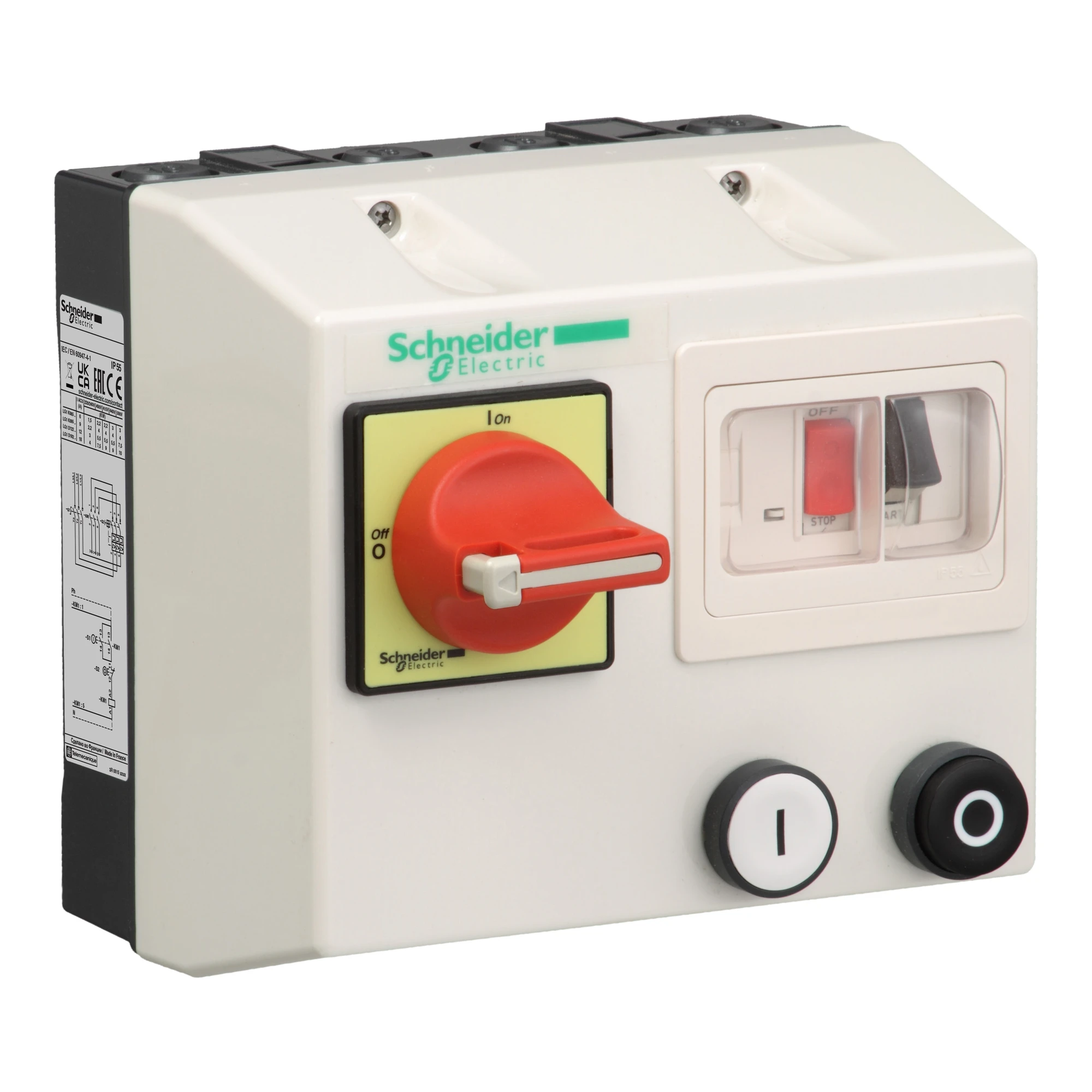 Schneider Electric LG1K065Q705 Starter with emergency stop LG1-K, IP 657, 1 rotary, 0.25kW -Coil. 440V (img_001) Schneider Electric LG1K065Q705 Starter with emergency stop LG1-K, IP 657, 1 rotary, 0.25kW -Coil. 440V (img_001)