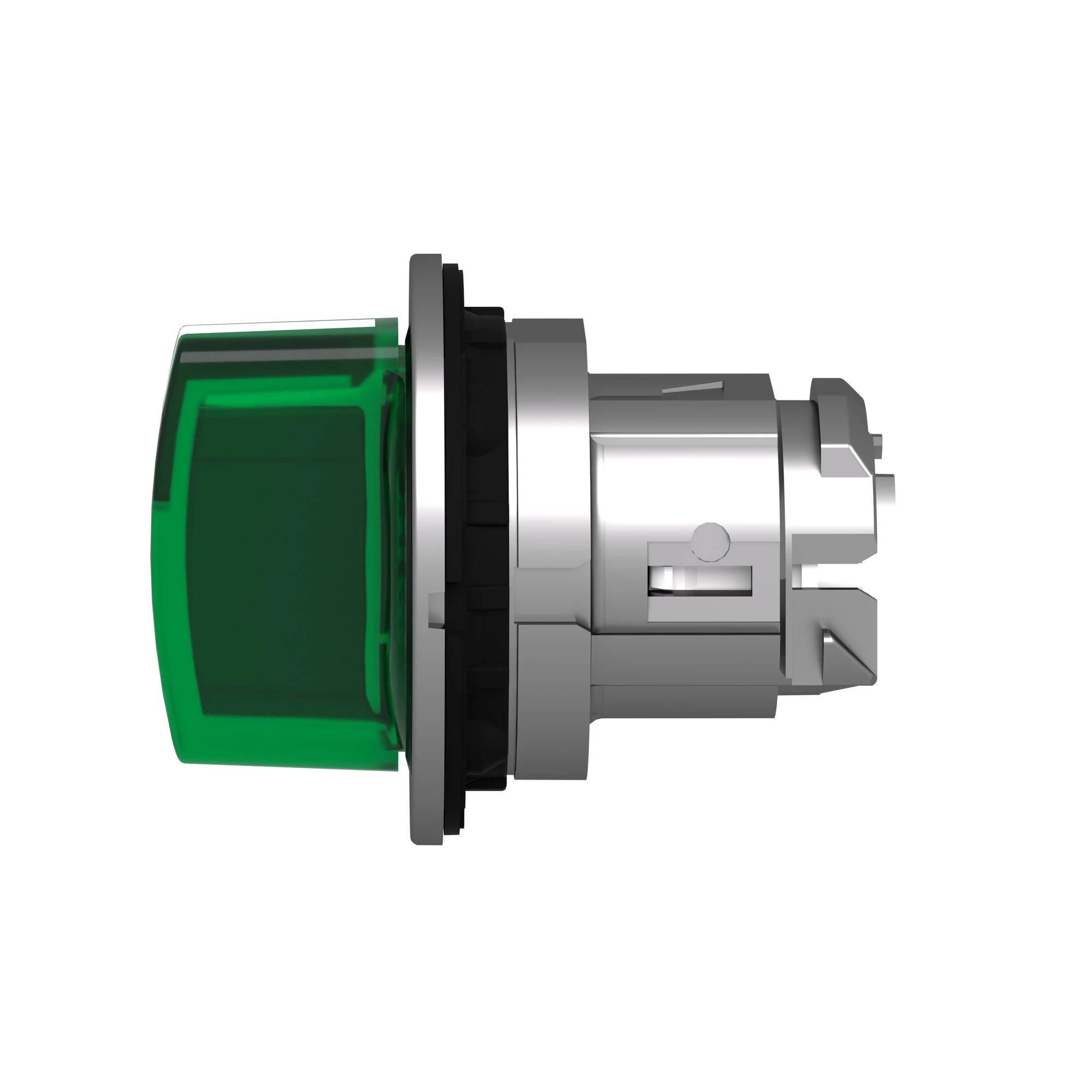 Schneider Electric ZB4FK1733 Illuminated Selector Switch, Front Element, Harmony XB4F, Metal, 30mm, Green, for Universal LED, 3 Positions, Tactile Left (img_007)