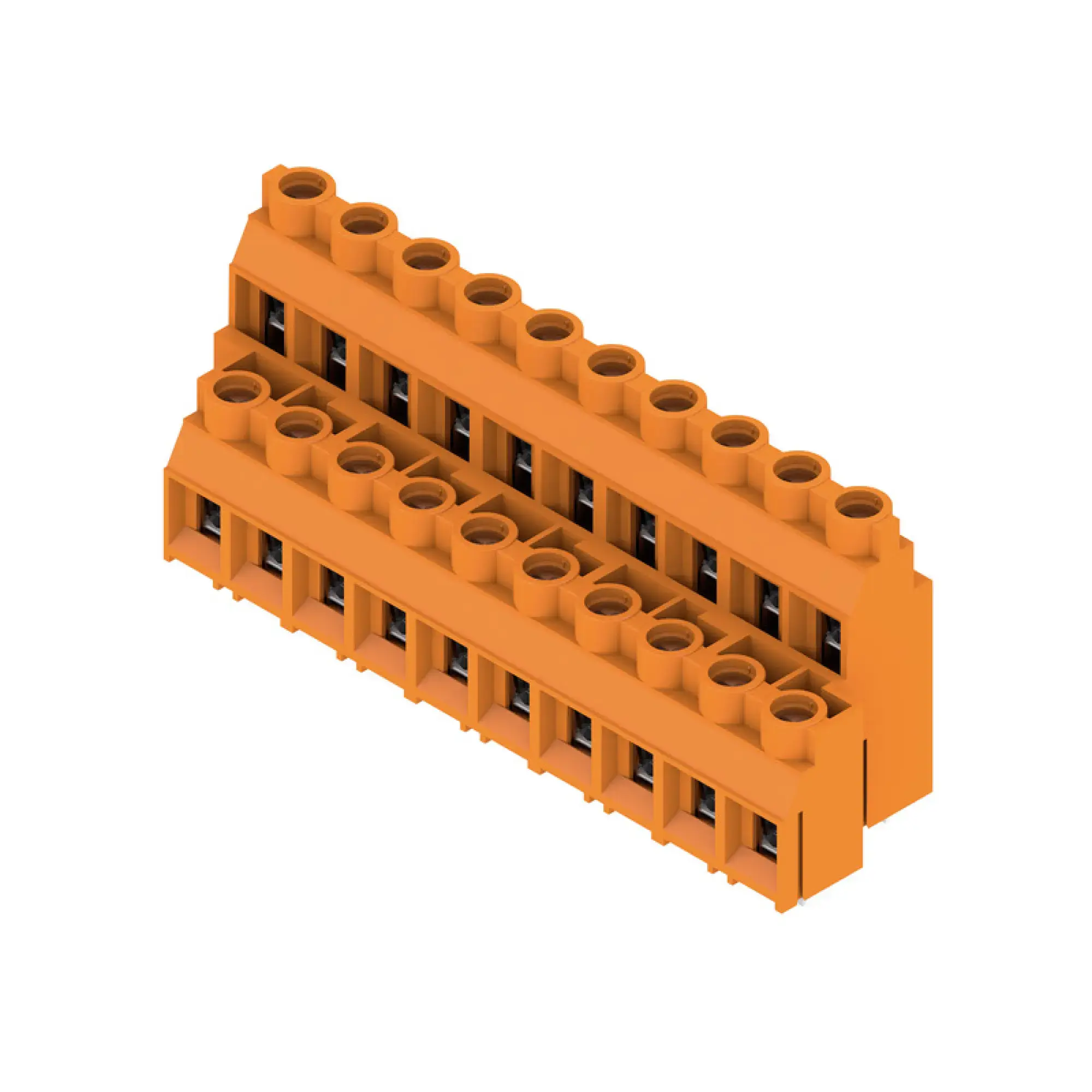 Weidmüller 1926390000 PCB terminal, 690 V, 32 A, Pitch in mm: 9.52, 6 mm², Number of poles: 20, Clamping yoke connection, THT solder connection, 90°, Box (img_001) Weidmüller 1926390000 PCB terminal, 690 V, 32 A, Pitch in mm: 9.52, 6 mm², Number of poles: 20, Clamping yoke connection, THT solder connection, 90°, Box (img_001)