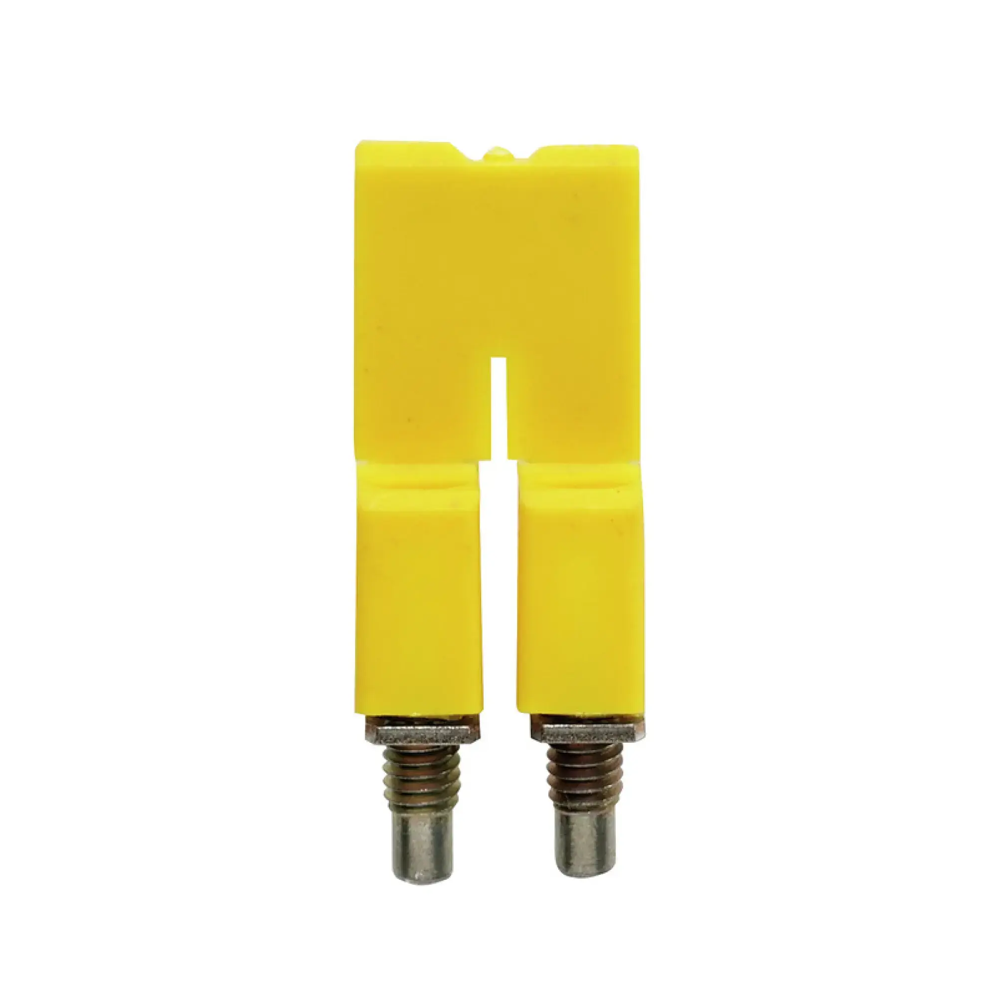 Weidmüller 1053660000 Cross-connector (terminal), when screwed in, yellow, 32 A, Number of poles: 2, Pitch in mm: 5.10, Insulated: Yes, Width: 7 mm (img_001) Weidmüller 1053660000 Cross-connector (terminal), when screwed in, yellow, 32 A, Number of poles: 2, Pitch in mm: 5.10, Insulated: Yes, Width: 7 mm (img_001)