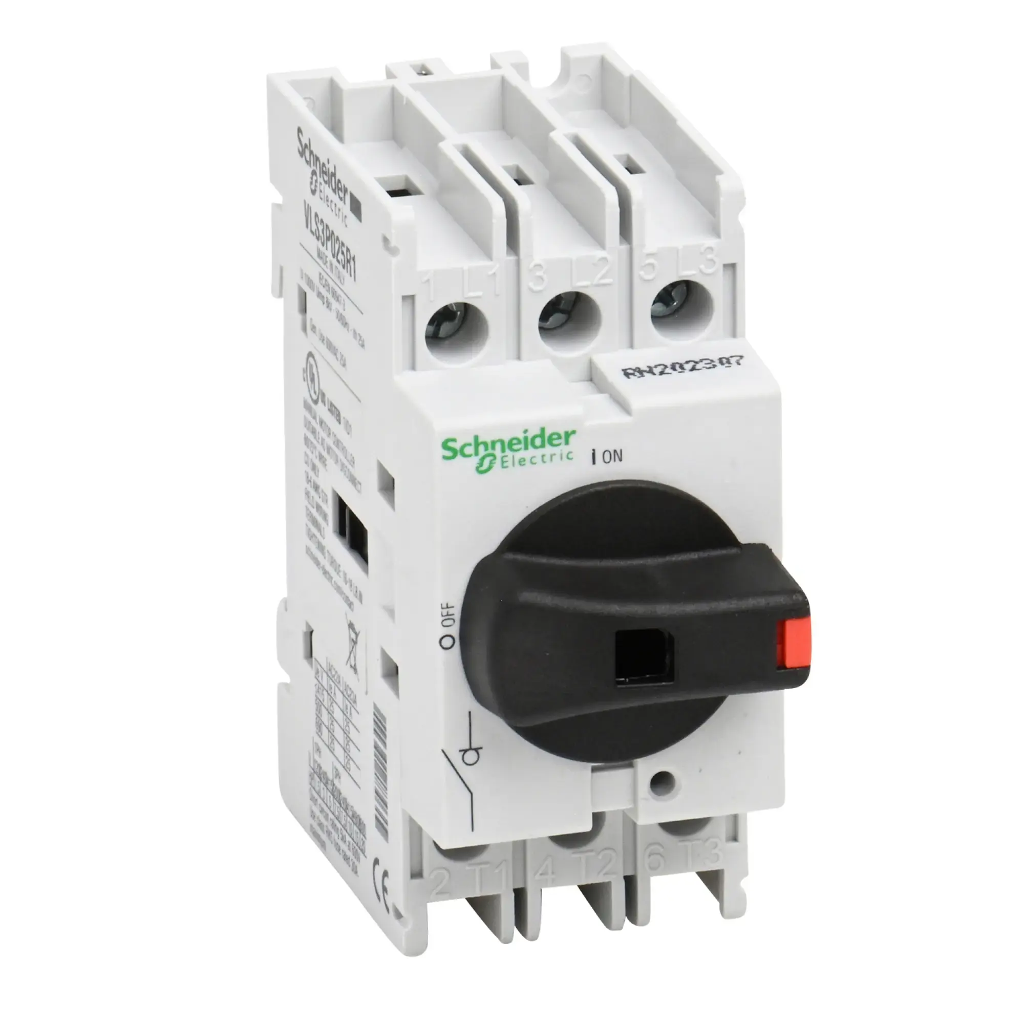 Schneider Electric VLS3P025R1 Load disconnect switch TeSys VLS up to 25A, 3-pole for DIN rail mounting (img_002) Schneider Electric VLS3P025R1 Load disconnect switch TeSys VLS up to 25A, 3-pole for DIN rail mounting (img_002)