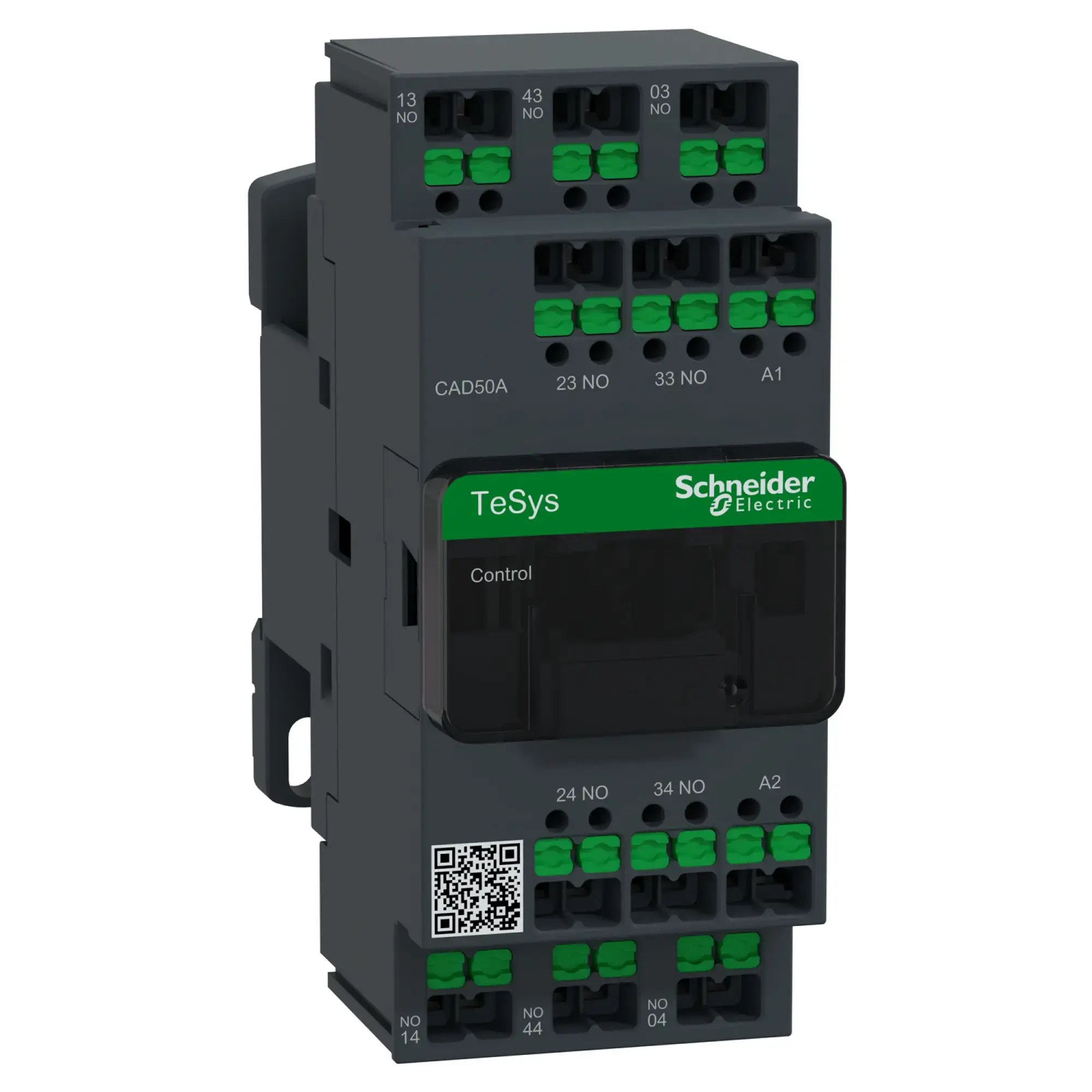 Schneider Electric CAD50AX7 Control relay, TeSys Deca, 5NO,