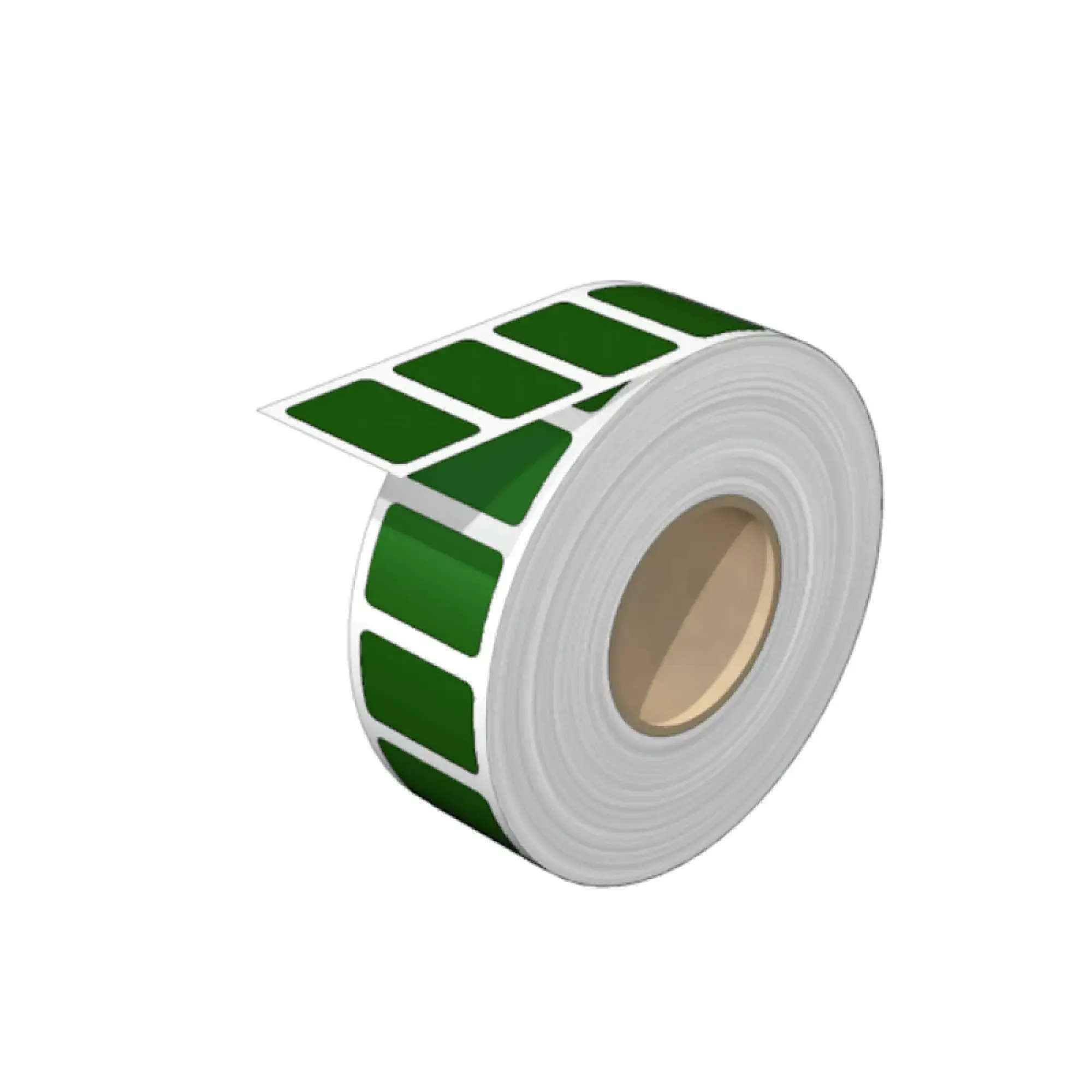 Weidmüller 2496890000 Device marking, Width: 27 mm, Polyester, green, Operating temperature range: -40...120 °C (img_001)