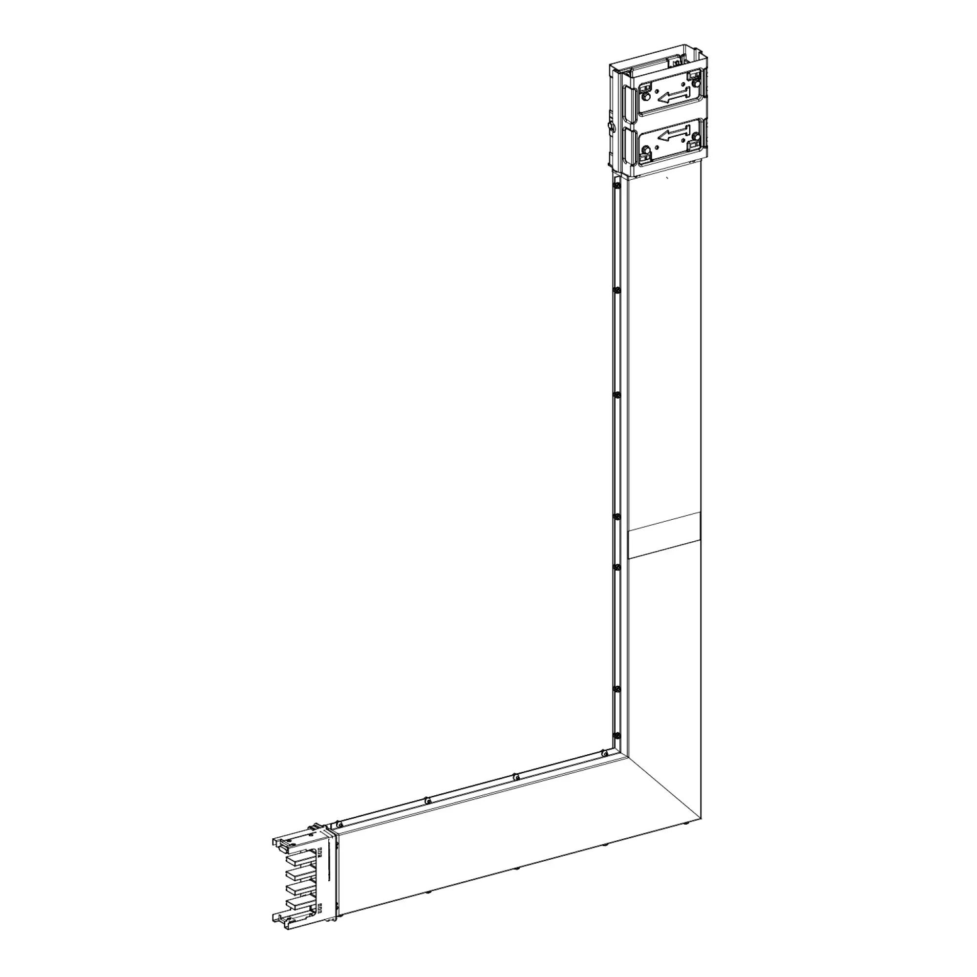 Schneider Electric KSC250DLE4CF KSC Angular Element, 250A, flat PE internal, customizable length, fire barrier (img_002)