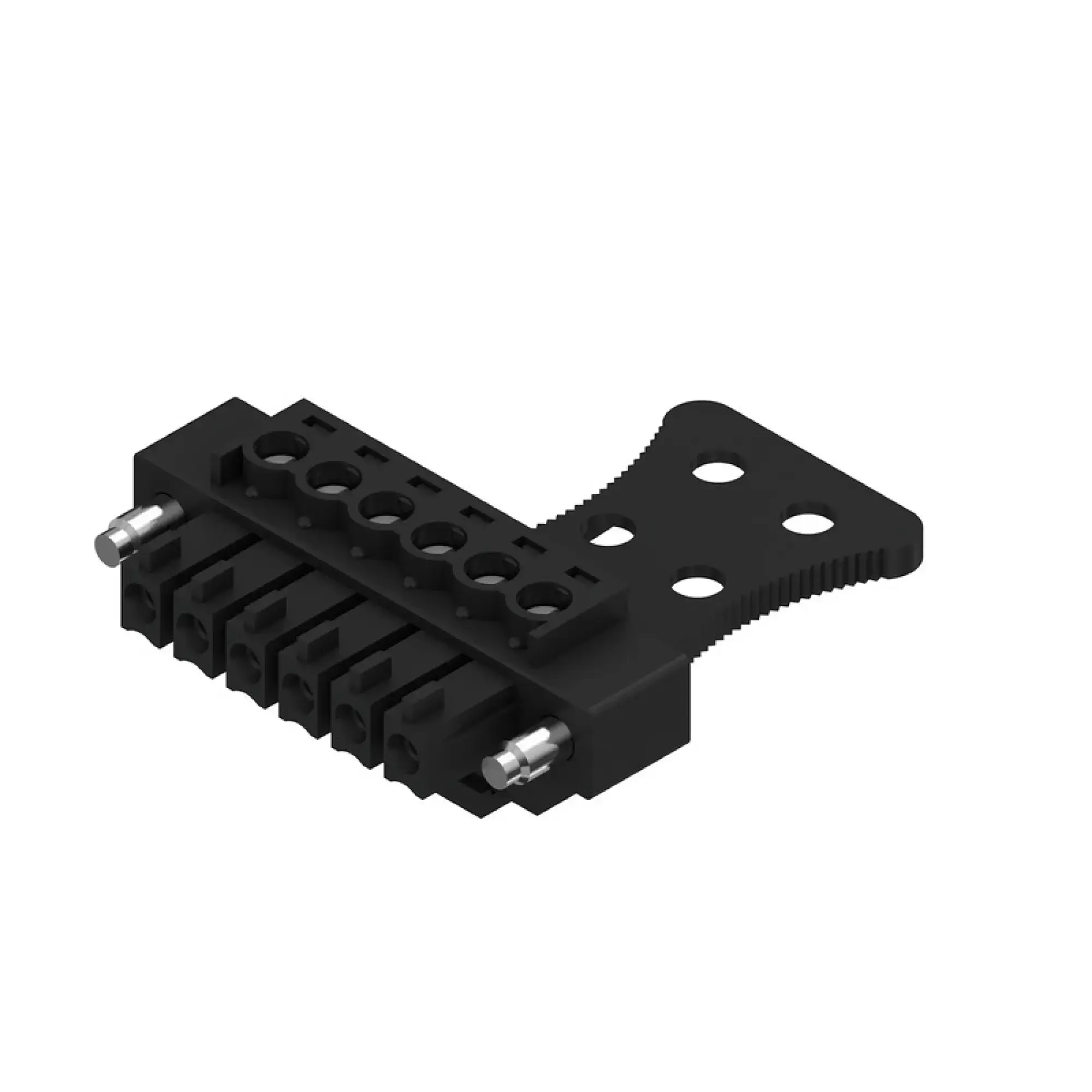 Weidmüller 1072140000 PCB connector (wire connection), 160 V, 17.5 A, Pitch in mm: 3.81, 1.5 mm², Number of poles: 6, Clamping yoke connection, Box (img_001)
