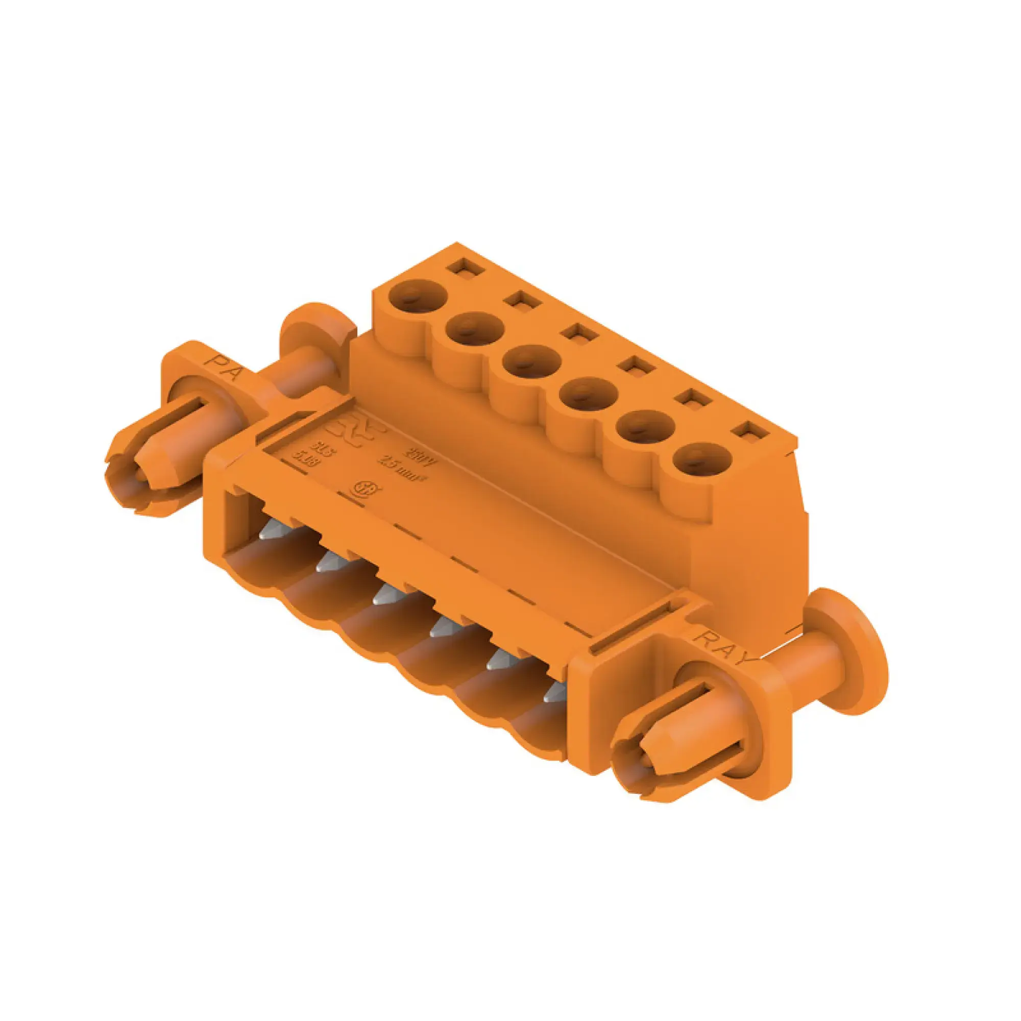 Weidmüller 1353520000 PCB connector (wire connection), 320 V, 21.5 A, Pitch in mm: 5.08, 3.31 mm², Number of poles: 6, Clamping yoke connection, Box (img_001) Weidmüller 1353520000 PCB connector (wire connection), 320 V, 21.5 A, Pitch in mm: 5.08, 3.31 mm², Number of poles: 6, Clamping yoke connection, Box (img_001)