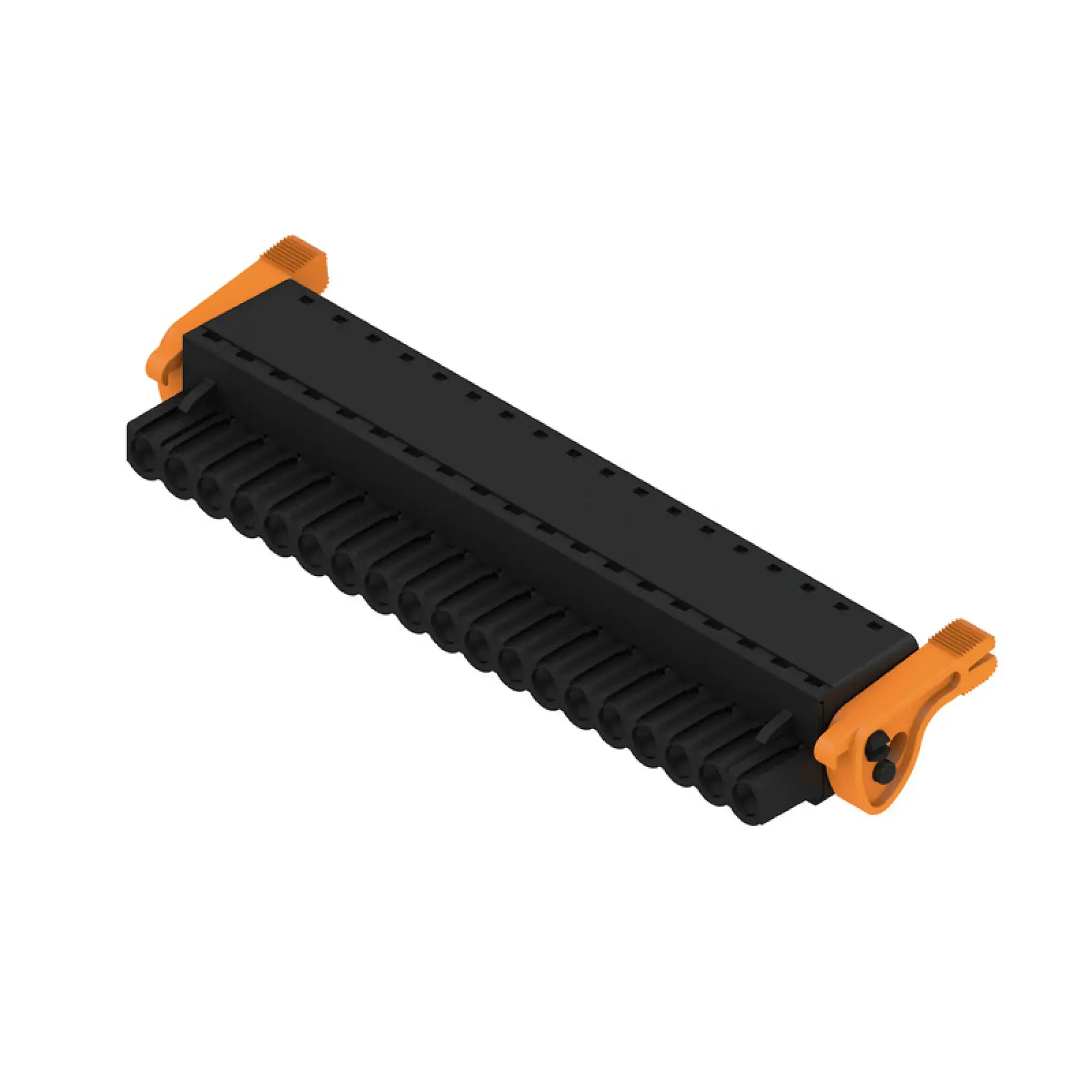 Weidmüller 1014310000 PCB connector (wire connection), 320 V, 24 A, Pitch in mm: 5.08, 3.31 mm², Number of poles: 19, PUSH IN with actuator, Box (img_001)