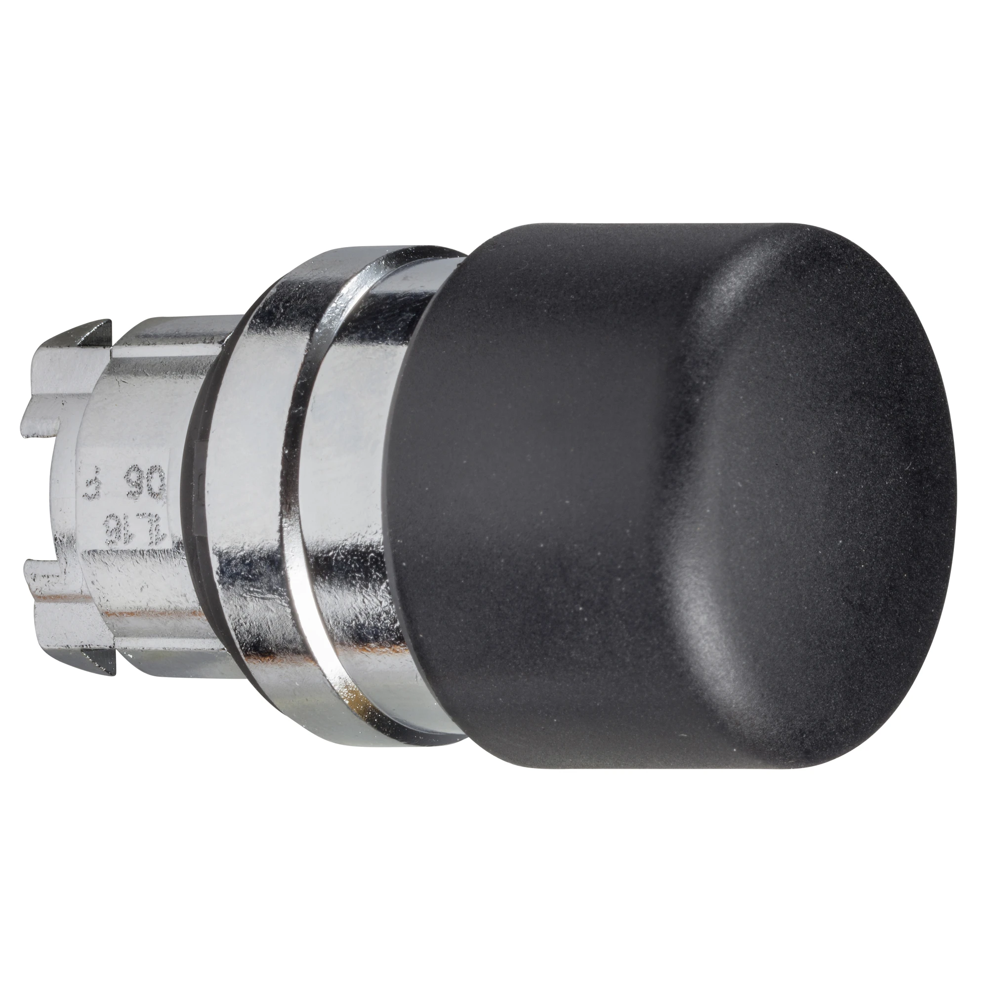 Schneider Electric ZB4BC24 Mushroom pushbutton, front element, Harmony XB4, metal, 22mm, black, mushroom 30mm, unmarked, momentary (img_001)