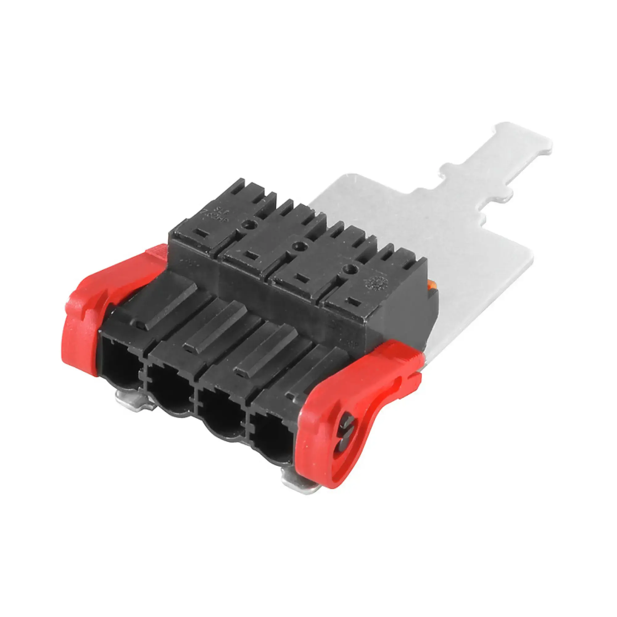 Weidmüller 2614190000 PCB connector (wire connection), 1000 V, 24 A, Pitch in mm: 7.62, 2.5 mm², Number of poles: 4, PUSH IN with actuator, Tension-clamp connection, Box (img_001)