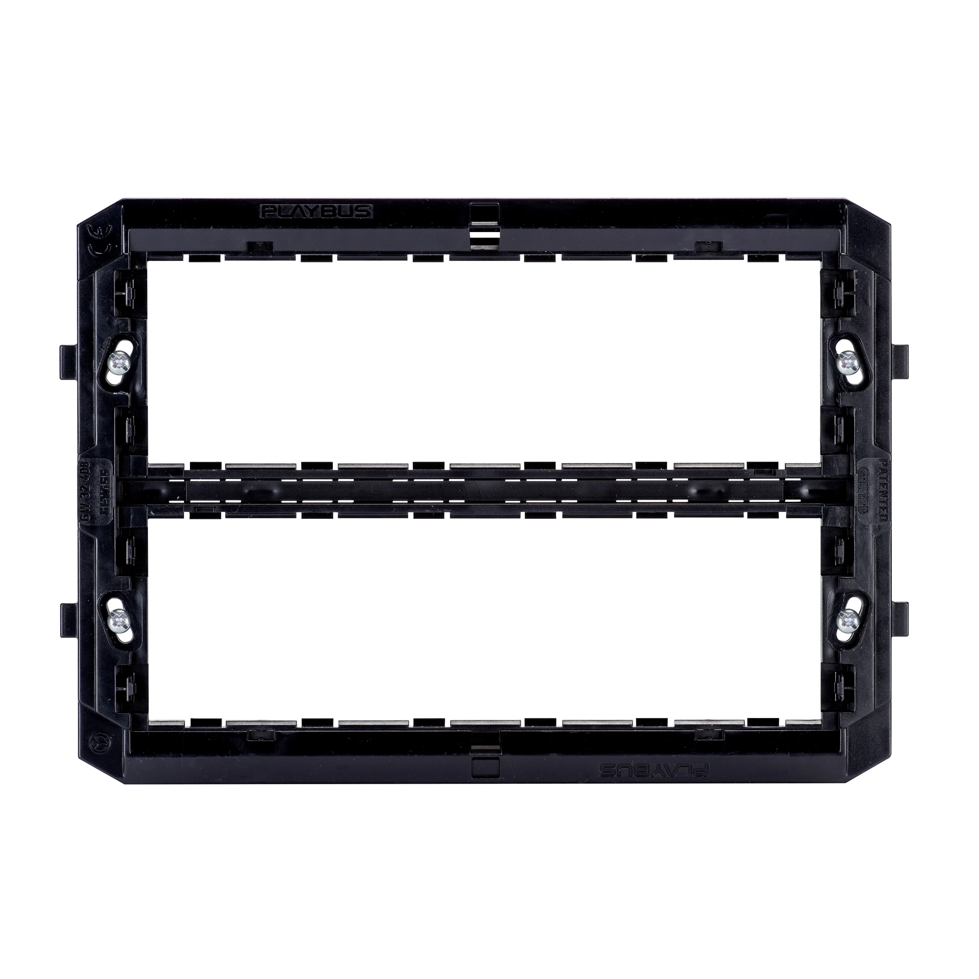 GEWISS GW32408 INSULATING SUPPORTS FOR INSTALLATION OF PLAYBUS/PLAYBUS YOUNG PLATES - 12 GANG (6+6 OVERLAPPING) - BLU - PLAYBUS (img_001)