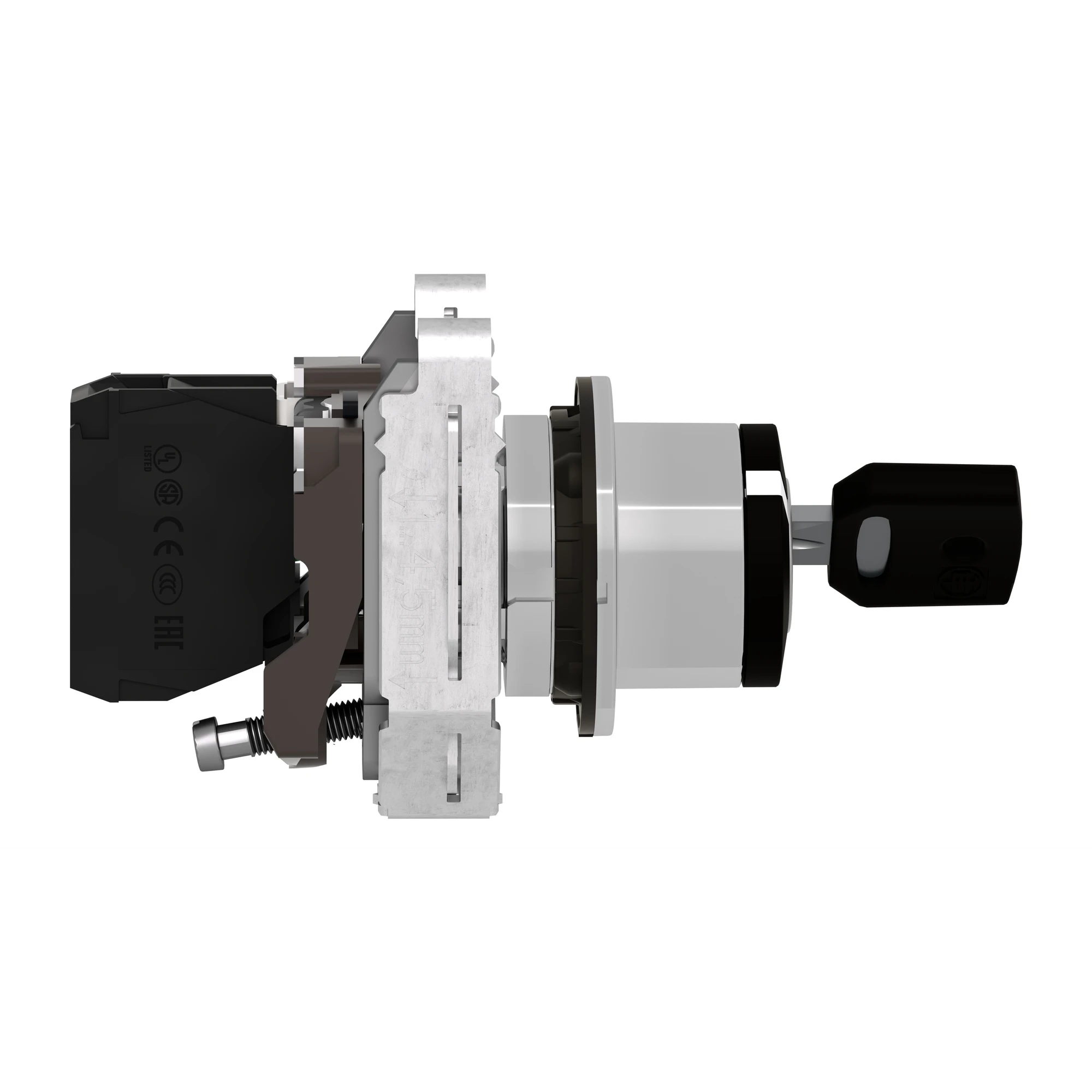 Schneider Electric XB4FG41 Key switch, Harmony XB4F, metal, 30mm, black, 2 positions, latching, Ronis 455, 1S (img_003) Schneider Electric XB4FG41 Key switch, Harmony XB4F, metal, 30mm, black, 2 positions, latching, Ronis 455, 1S (img_003)