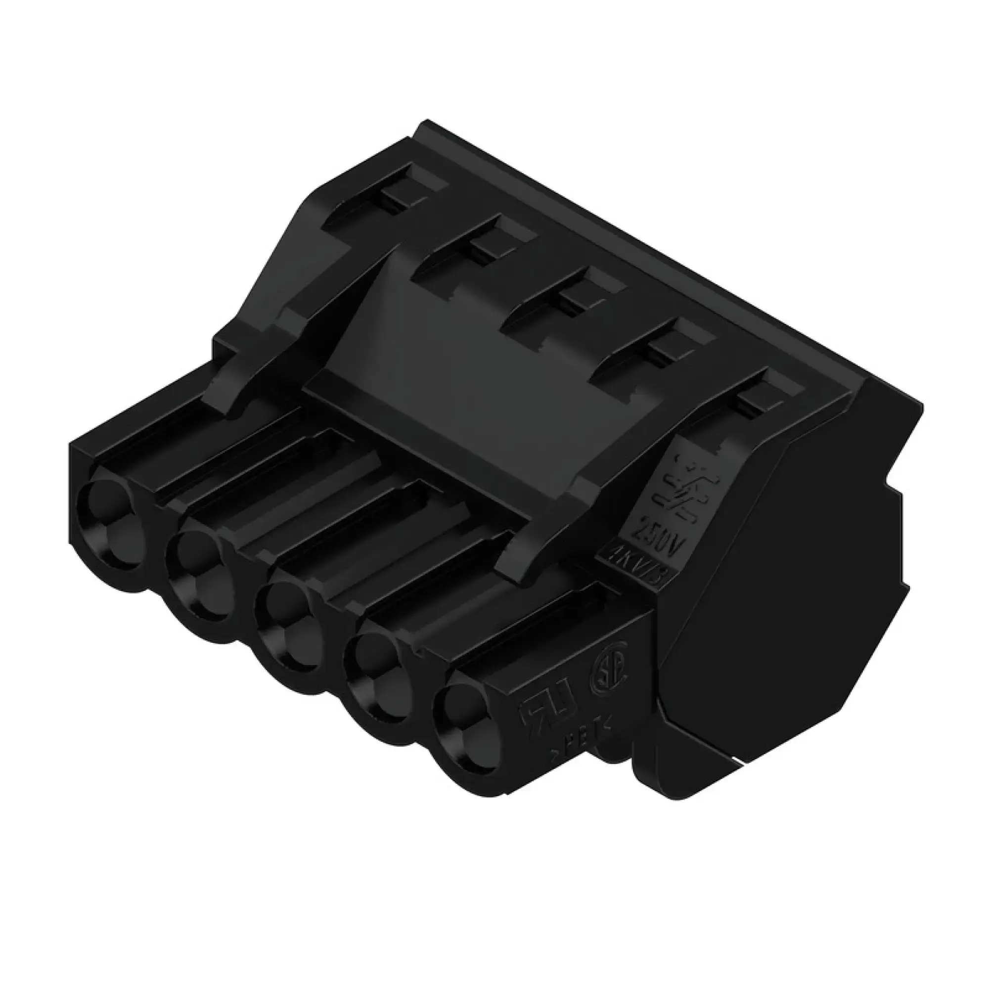 Weidmüller 1946590000 PCB connector (wire connection), 320 V, 17.5 A, Pitch in mm: 5.08, 4 mm², Number of poles: 5, Clamping yoke connection, Box (img_001) Weidmüller 1946590000 PCB connector (wire connection), 320 V, 17.5 A, Pitch in mm: 5.08, 4 mm², Number of poles: 5, Clamping yoke connection, Box (img_001)