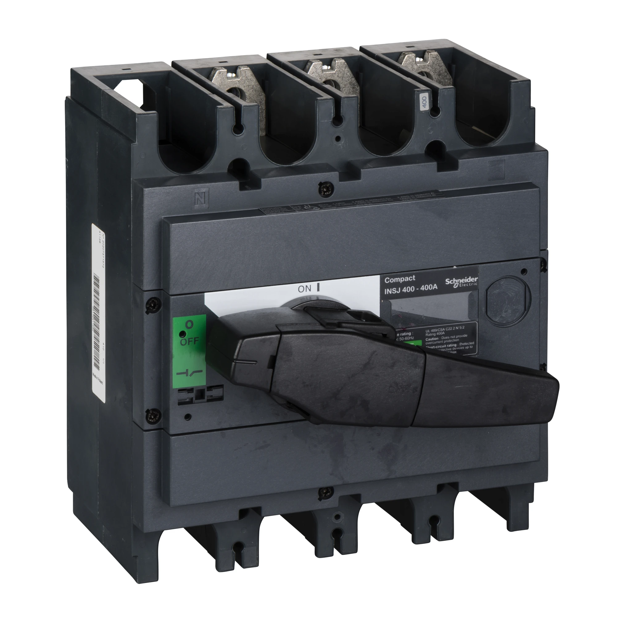 Schneider Electric 31136 Load disconnect switch ComPact INSJ400 3P 400A with black rotary drive (img_001) Schneider Electric 31136 Load disconnect switch ComPact INSJ400 3P 400A with black rotary drive (img_001)